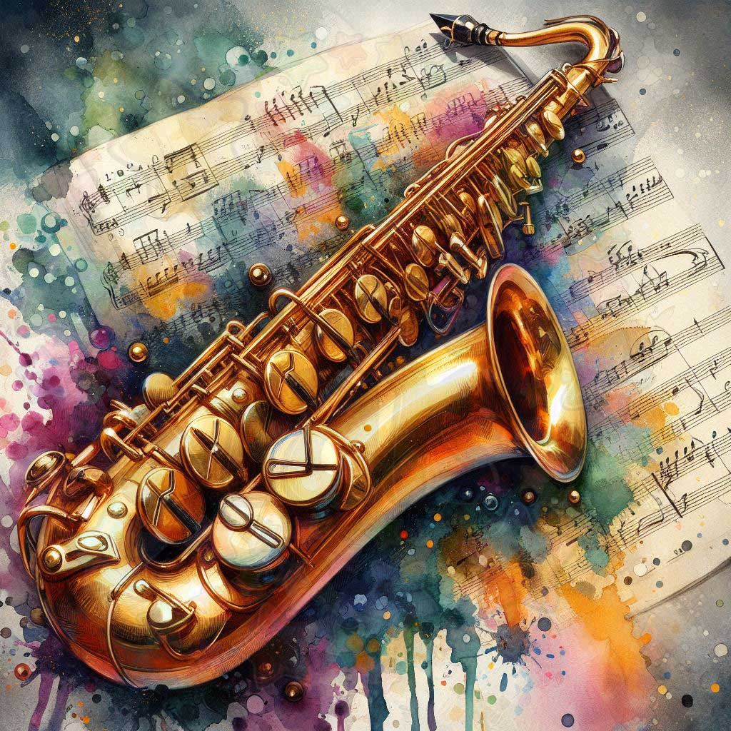 Saxophone Dark Green