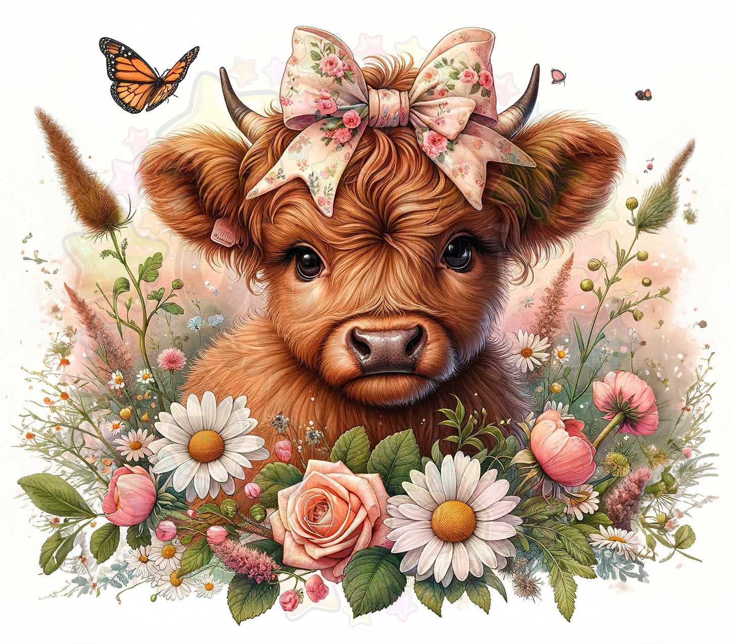 Peach Flowers Highland