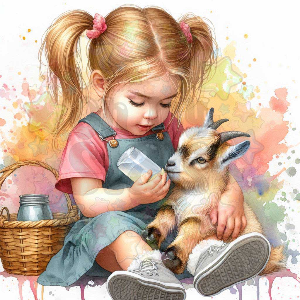 Girl with Goat
