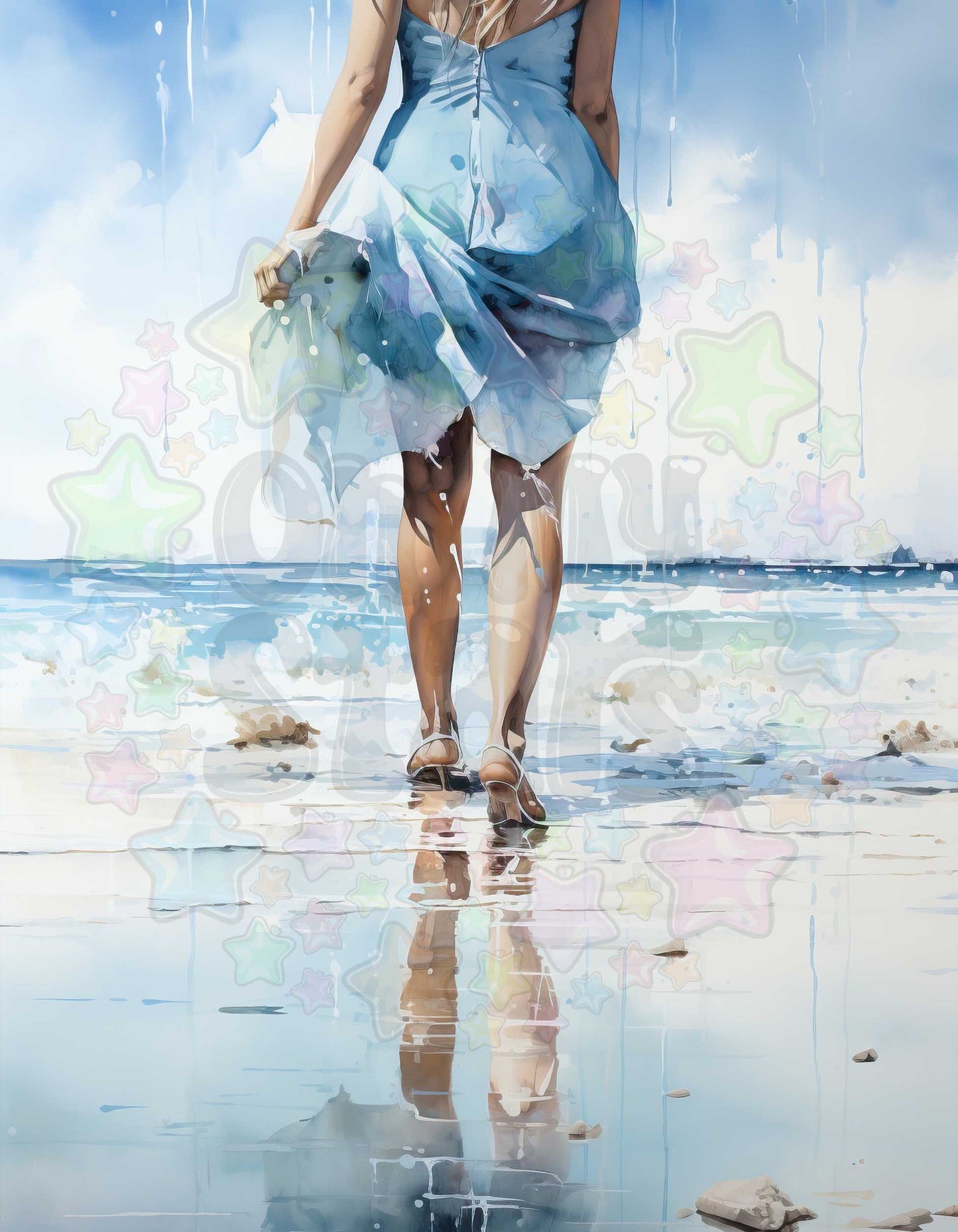 Lady At The Beach