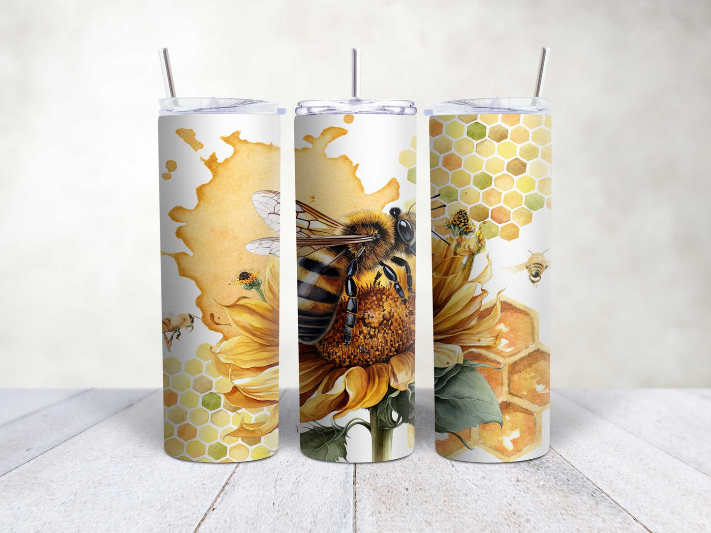 Bee Sunflowers
