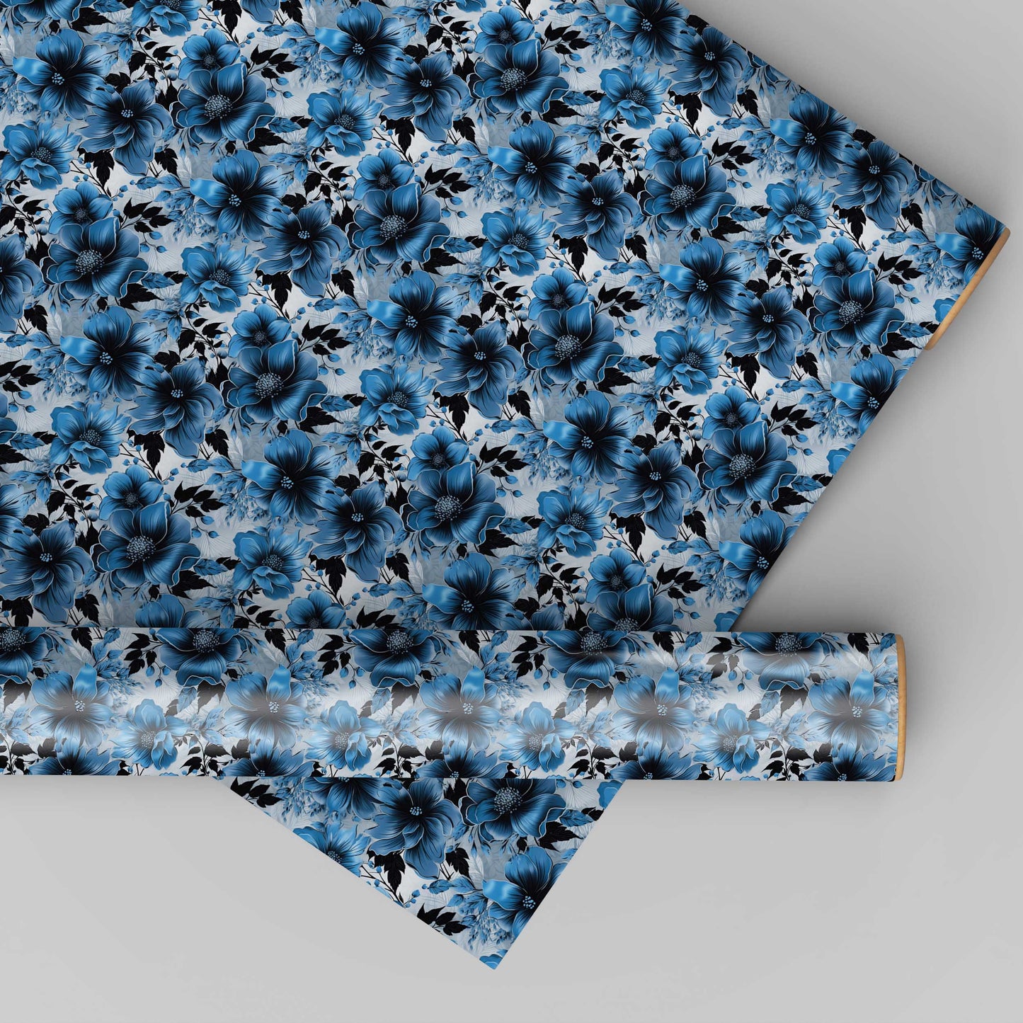 Blue Rock Dark Flowers