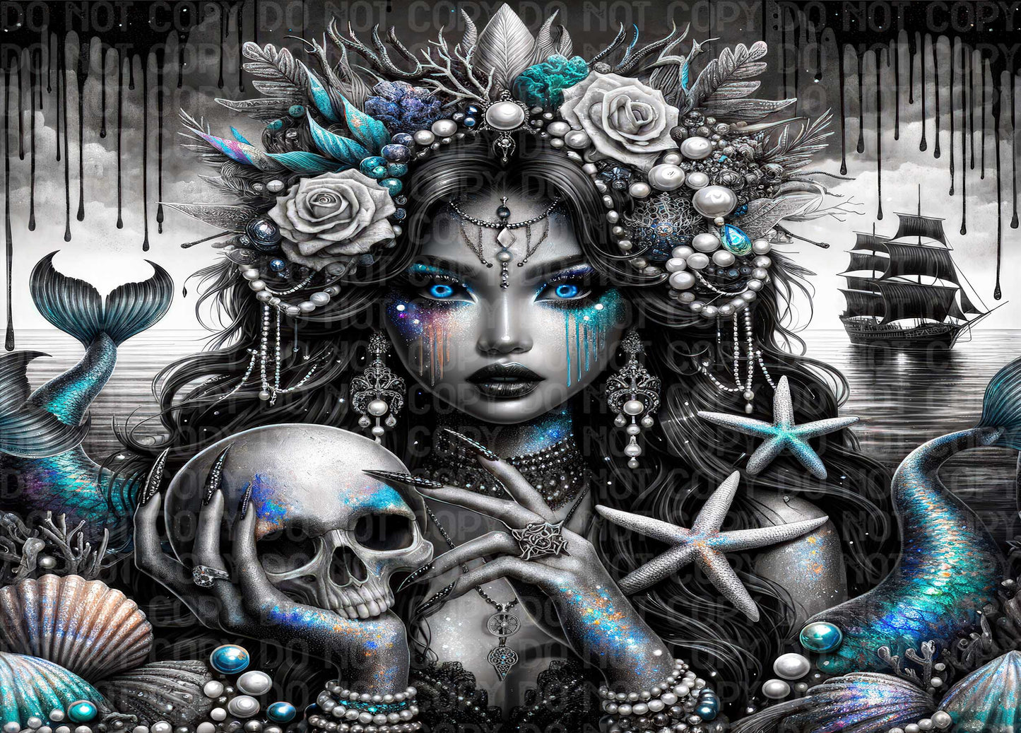 Blue Goth Siren