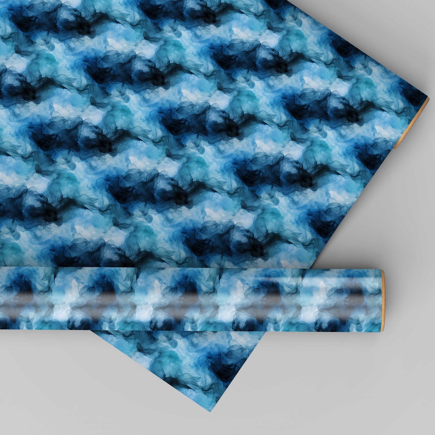 Blues Alcohol Ink
