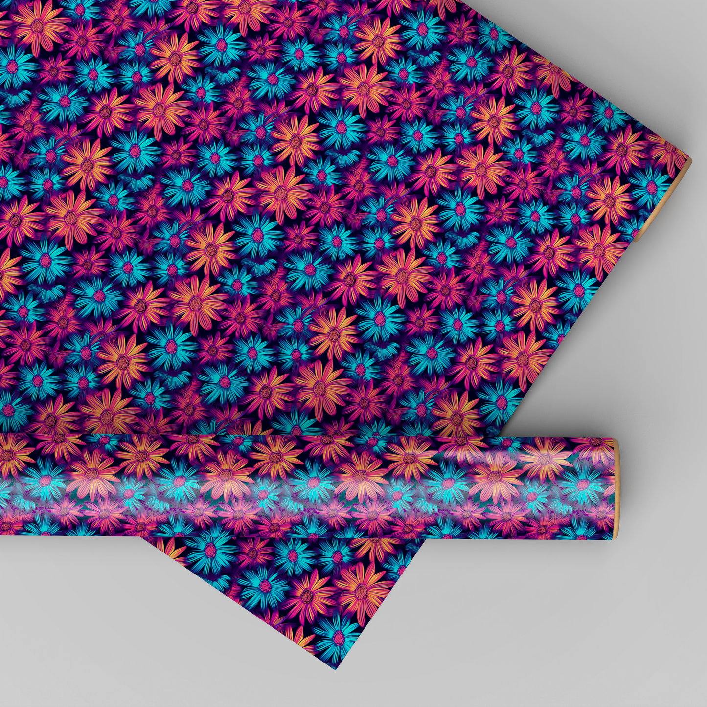 Bright Neon Flowers