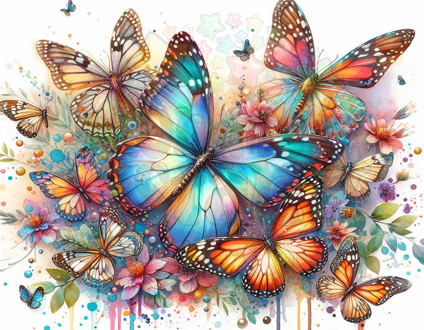 Blue Butterflies