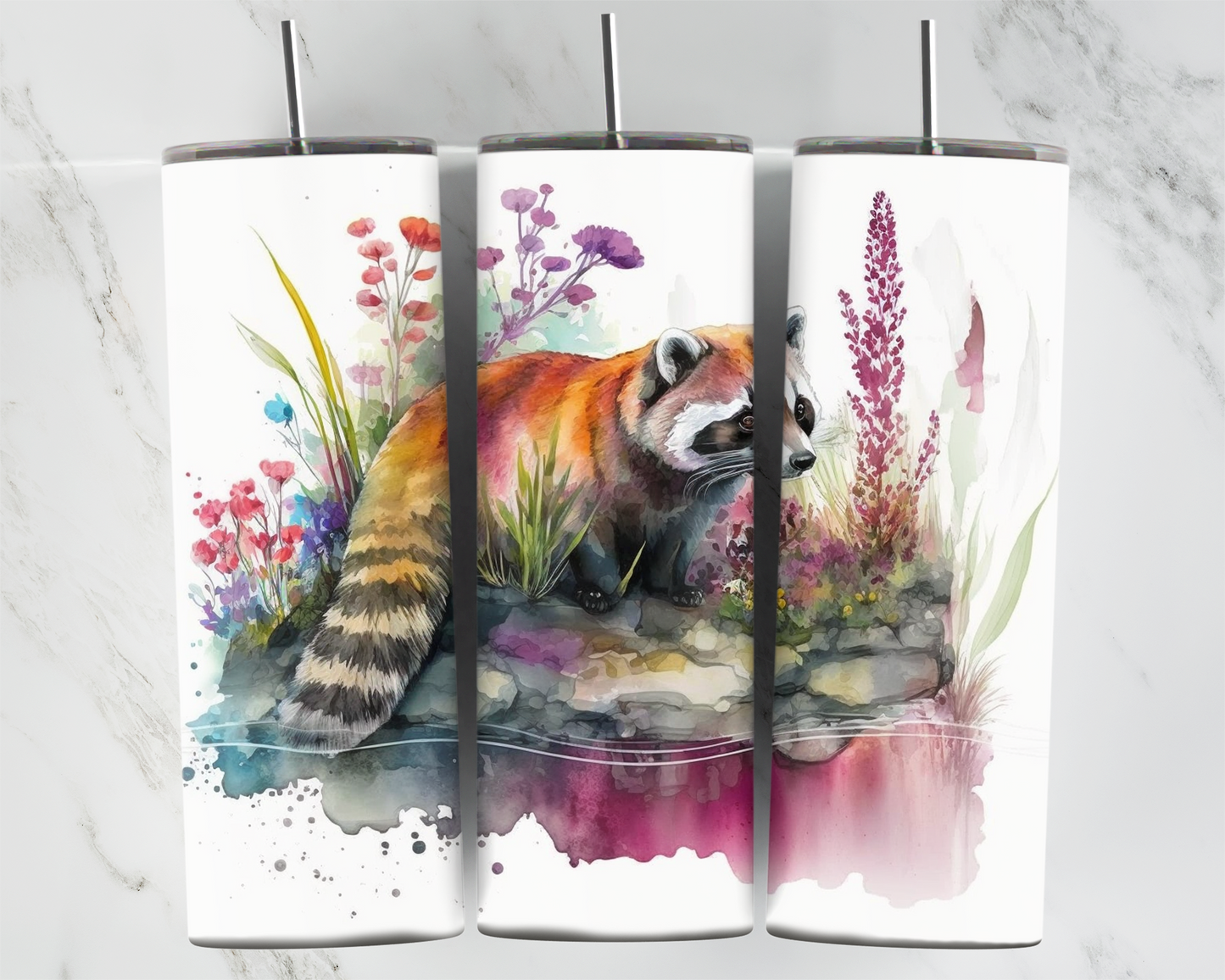 Watercolour Red Panda