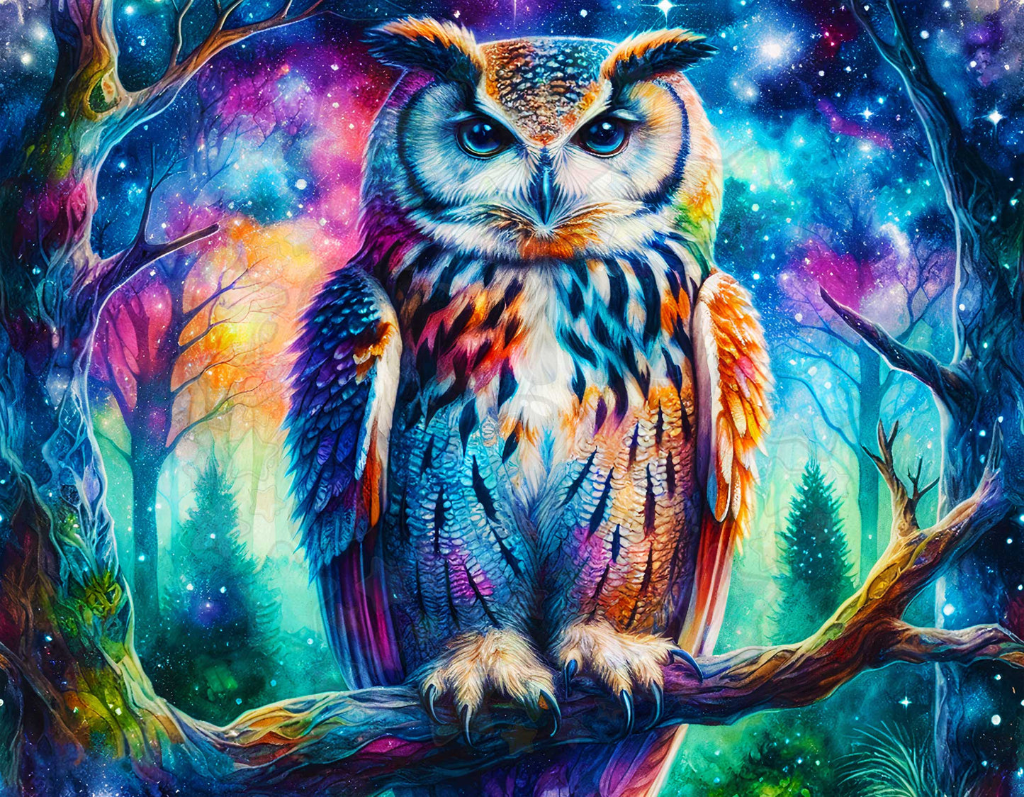 Colourful Owl
