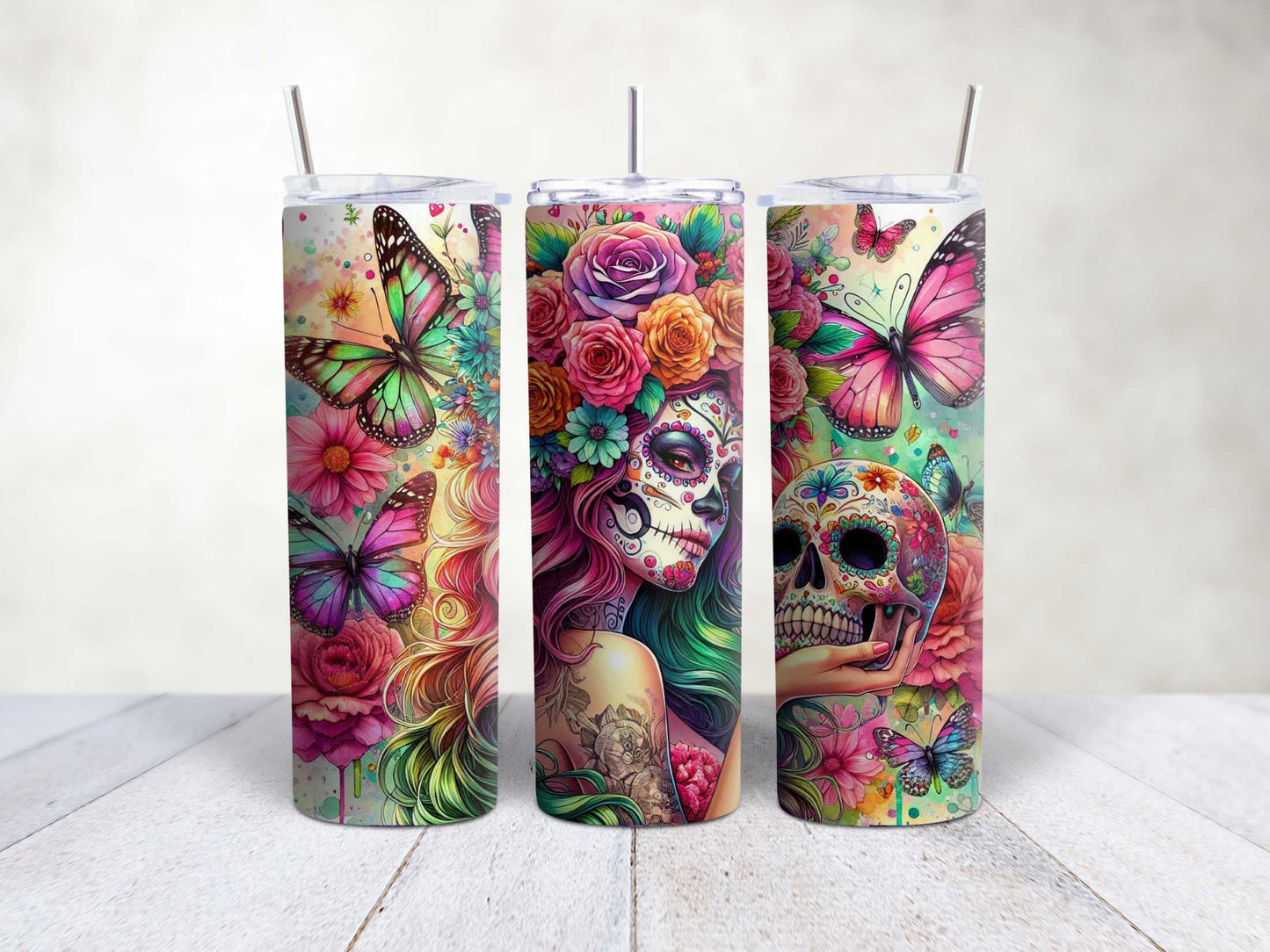 Colourful Sugar Skull