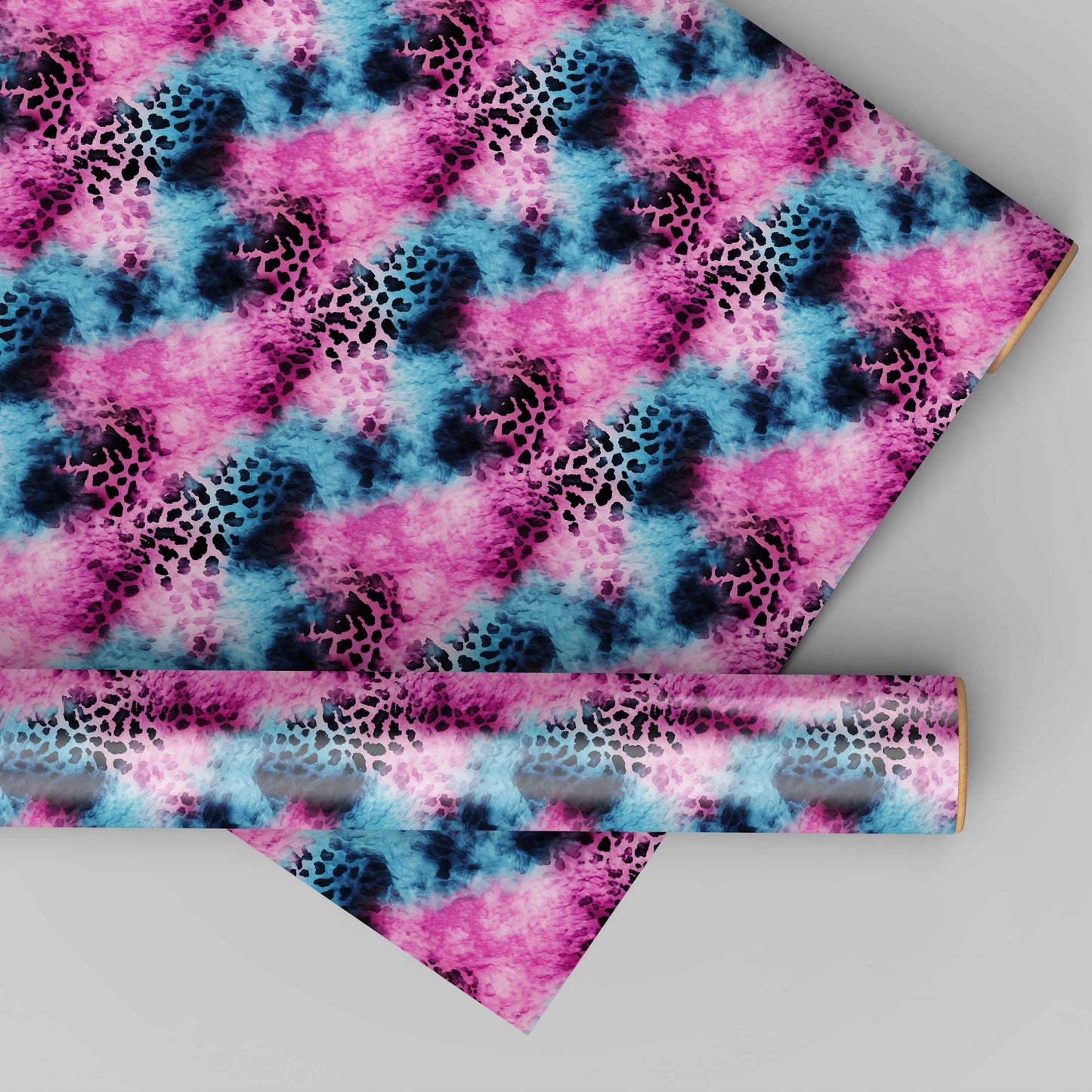 Bold Cotton Candy Animal Print