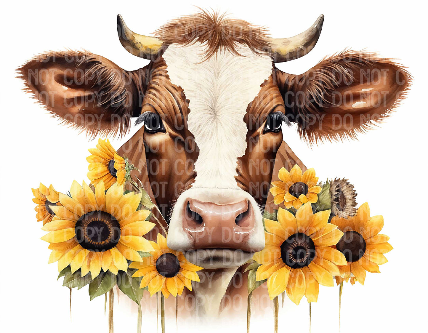 Cow Sunflowers