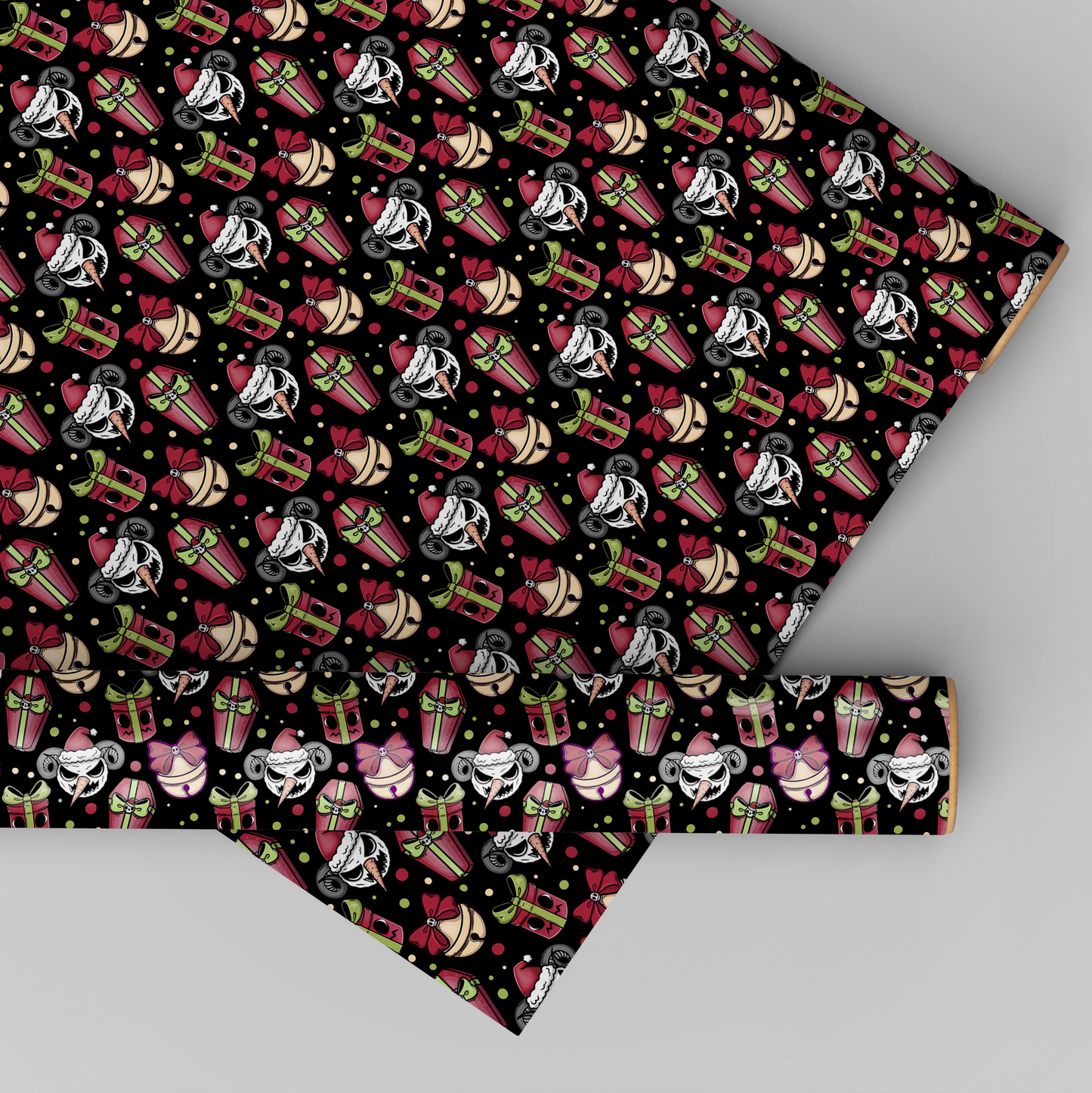 Creepy Black Bell Xmas