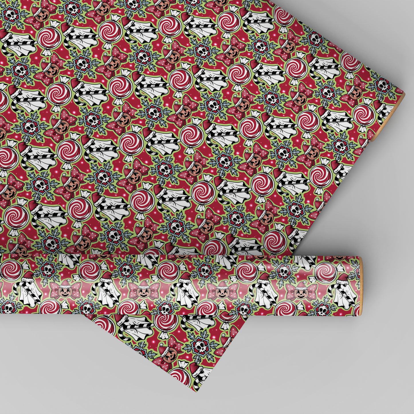 Creepy Red Candy Xmas