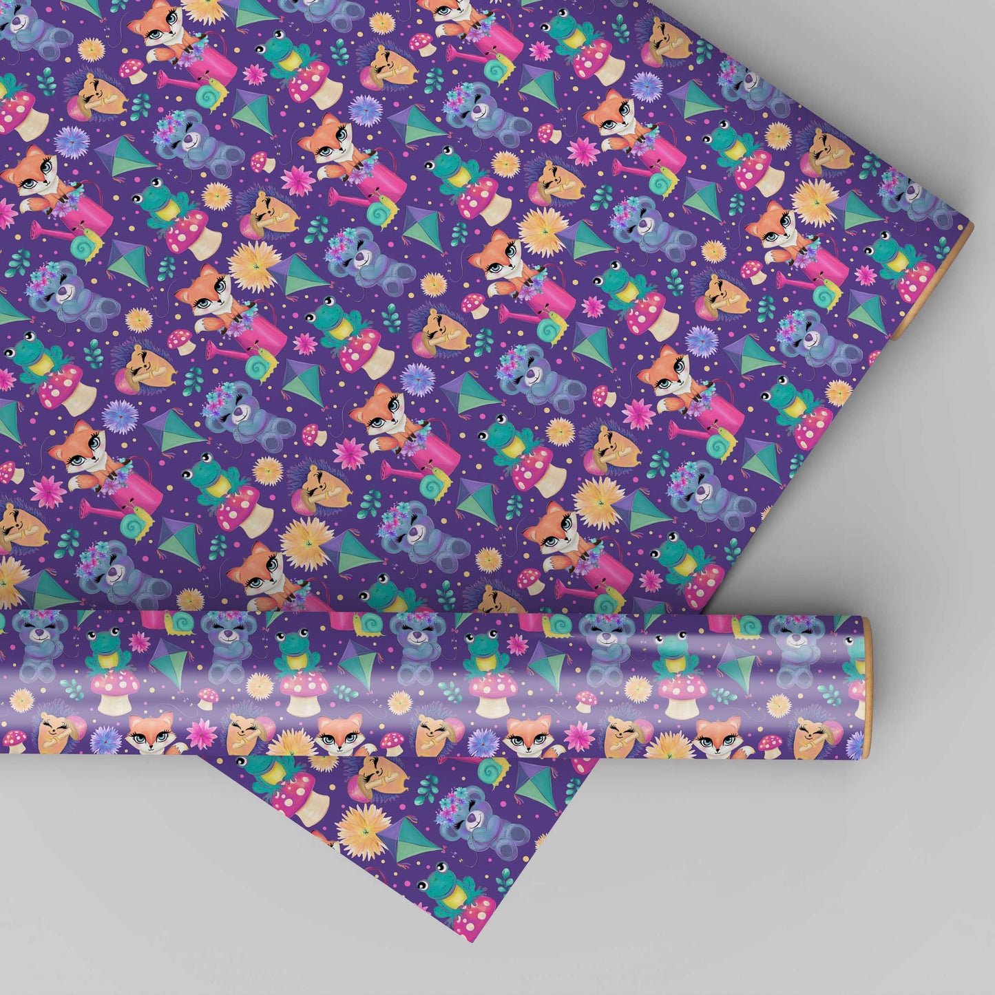 Cute Animals Purple