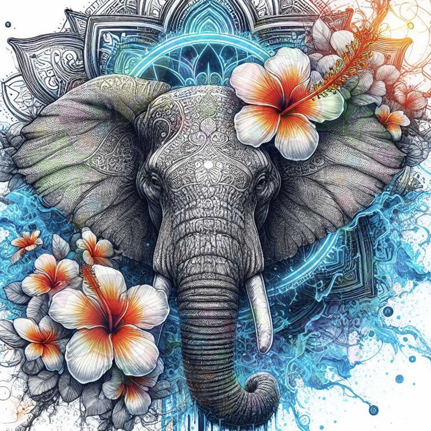 Mandala Elephant
