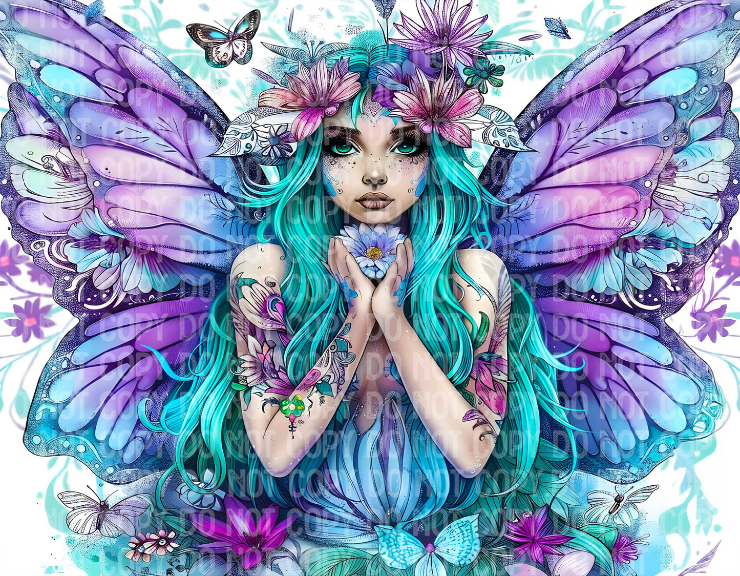 Blue and Purple Fairy