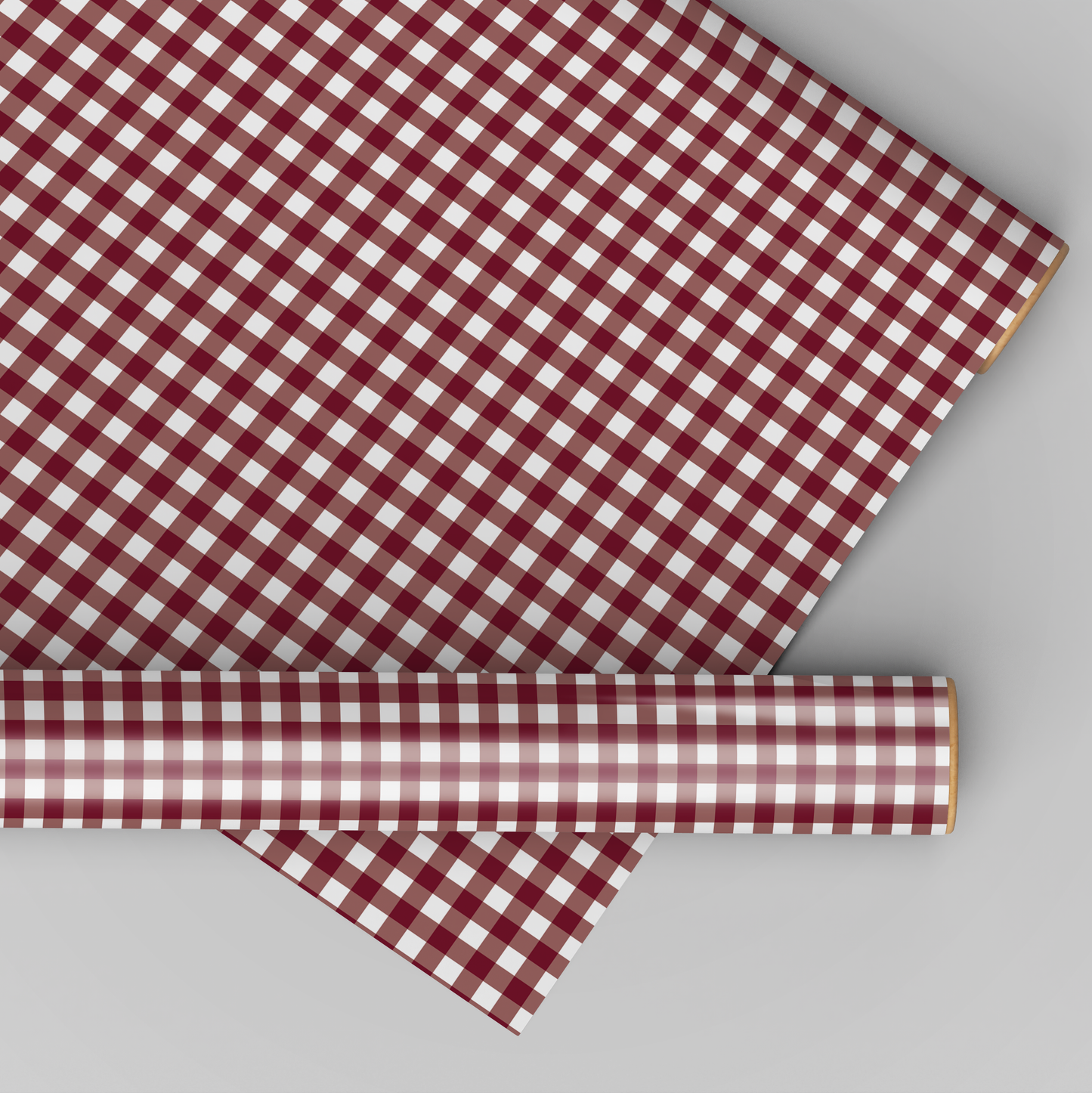 Maroon Gingham
