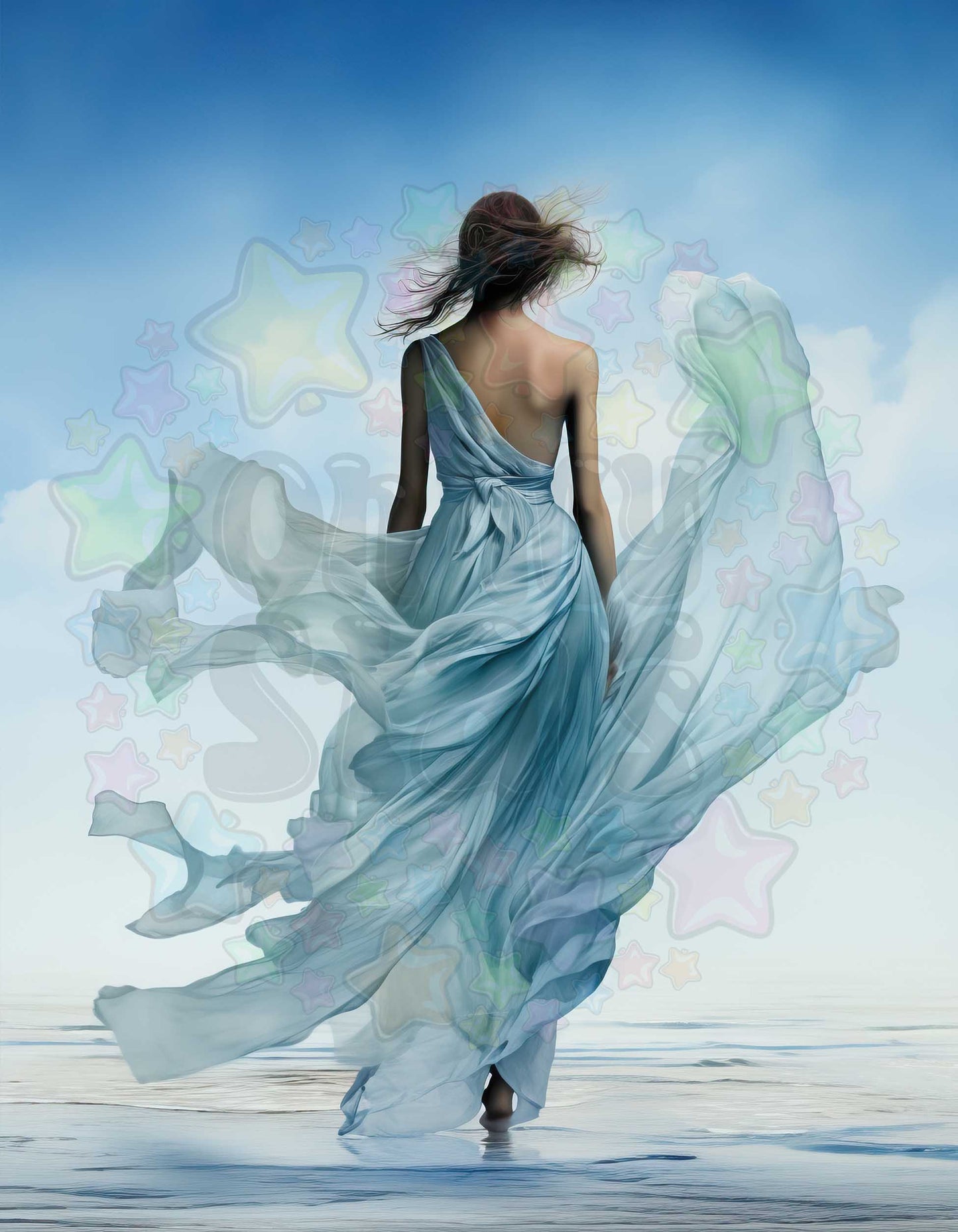 Lady in Blue