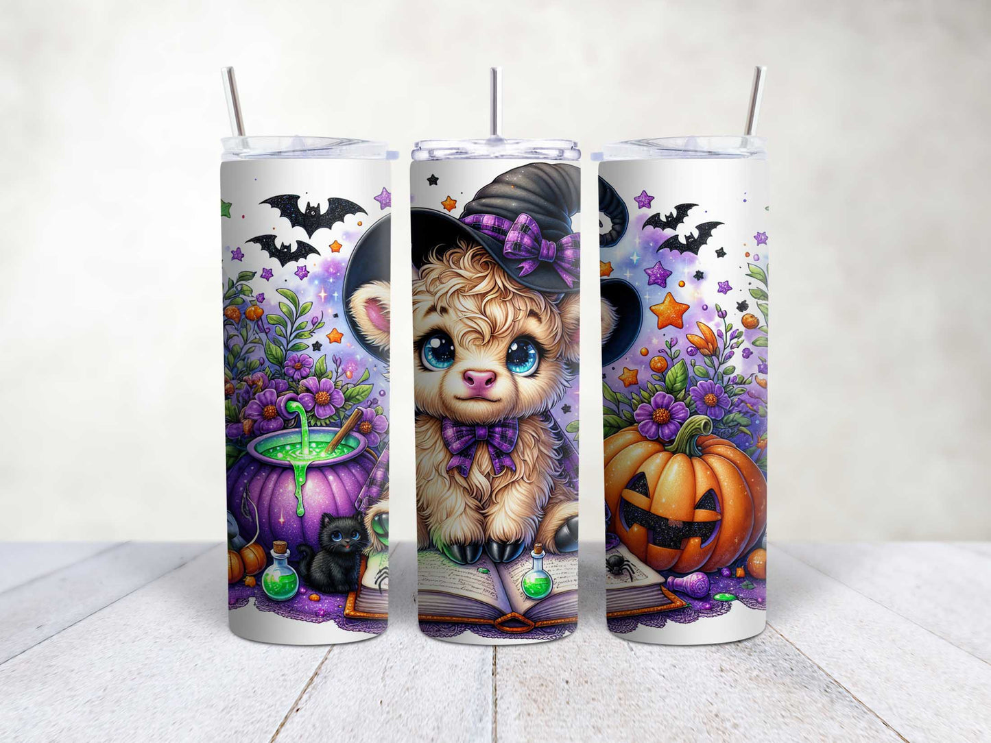 Cute Highland Cow Halloween