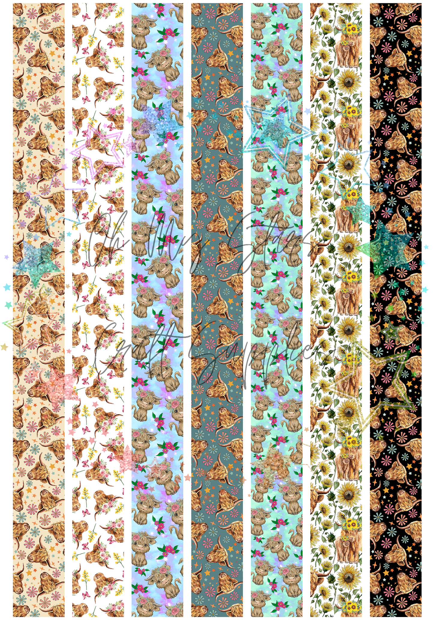 Highland Cow Key Fobs