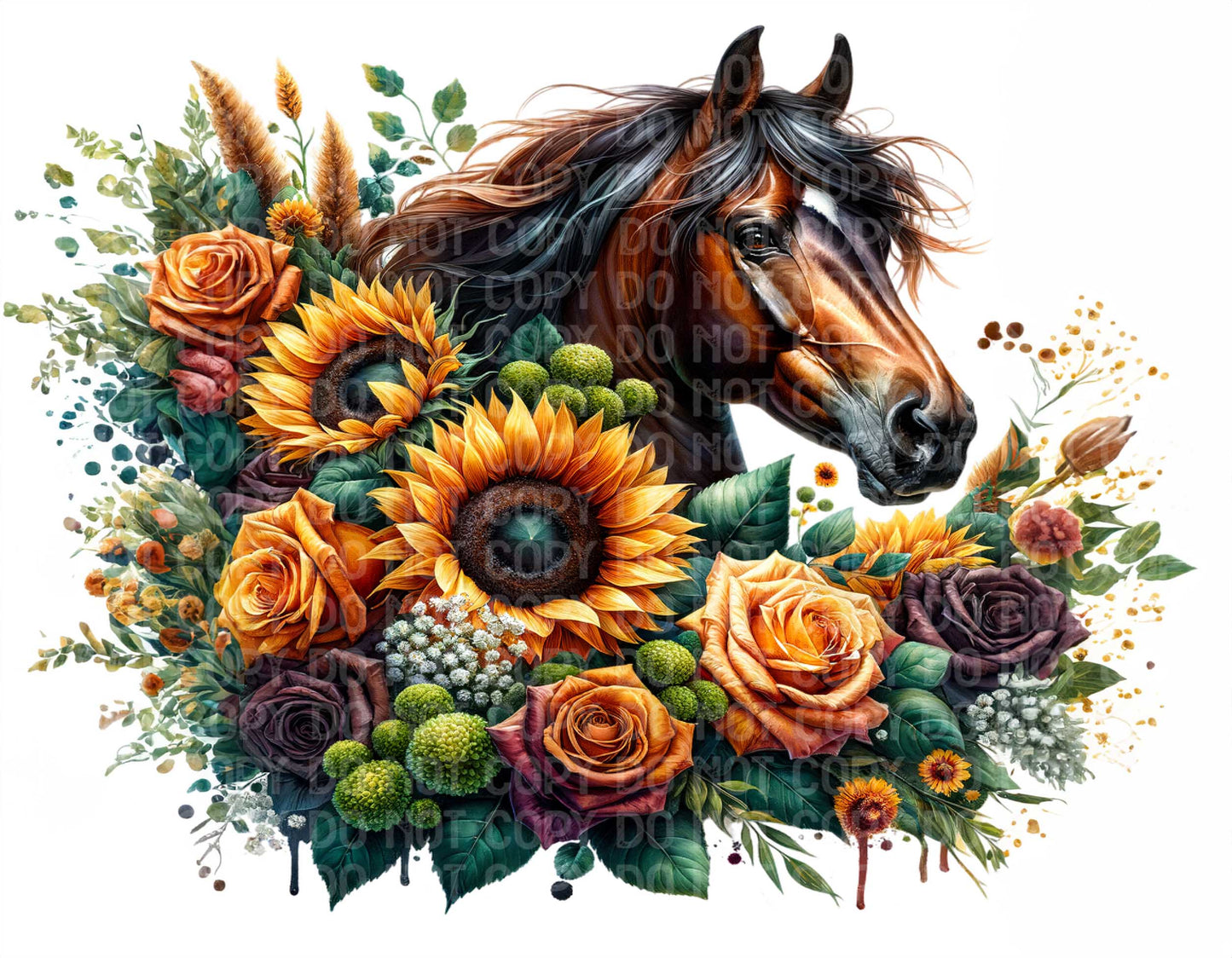 Horse Sunflowers