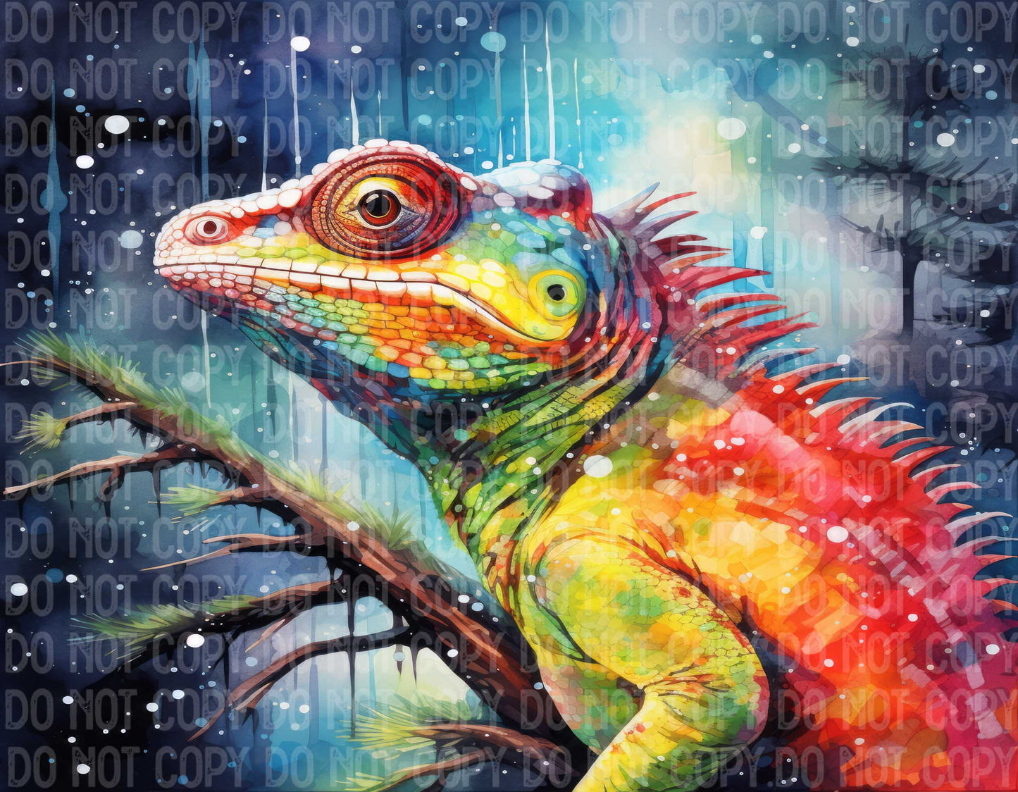 Rainbow Iguana