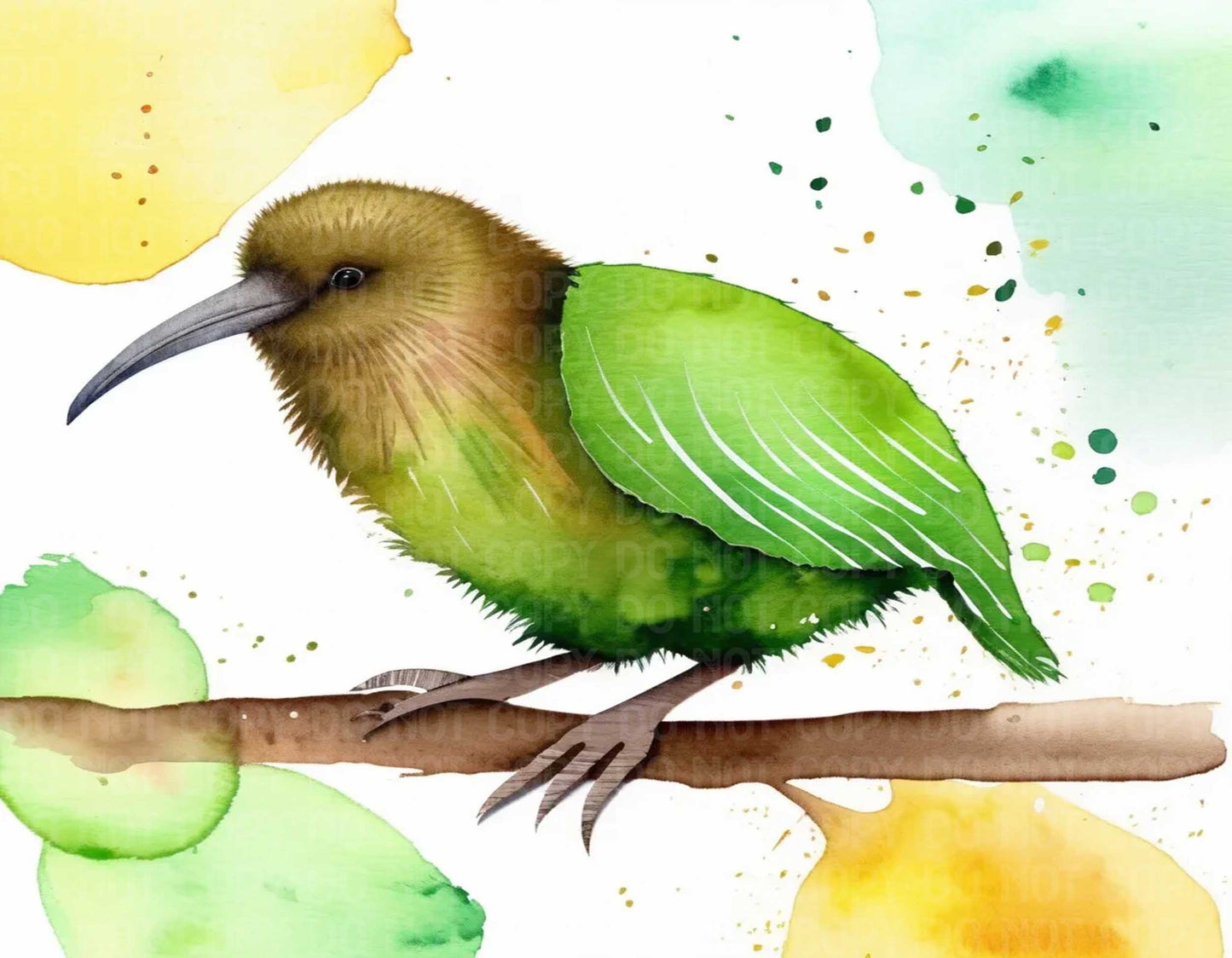 Watercolour Kiwi