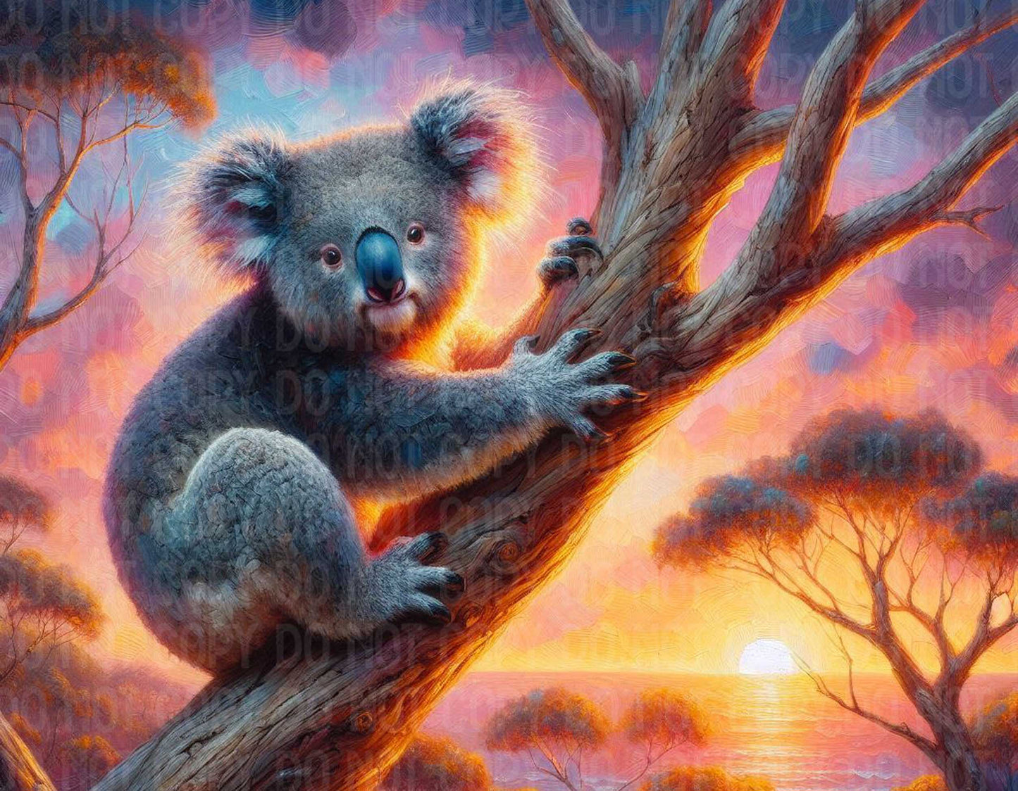 Koala Pink Sunset