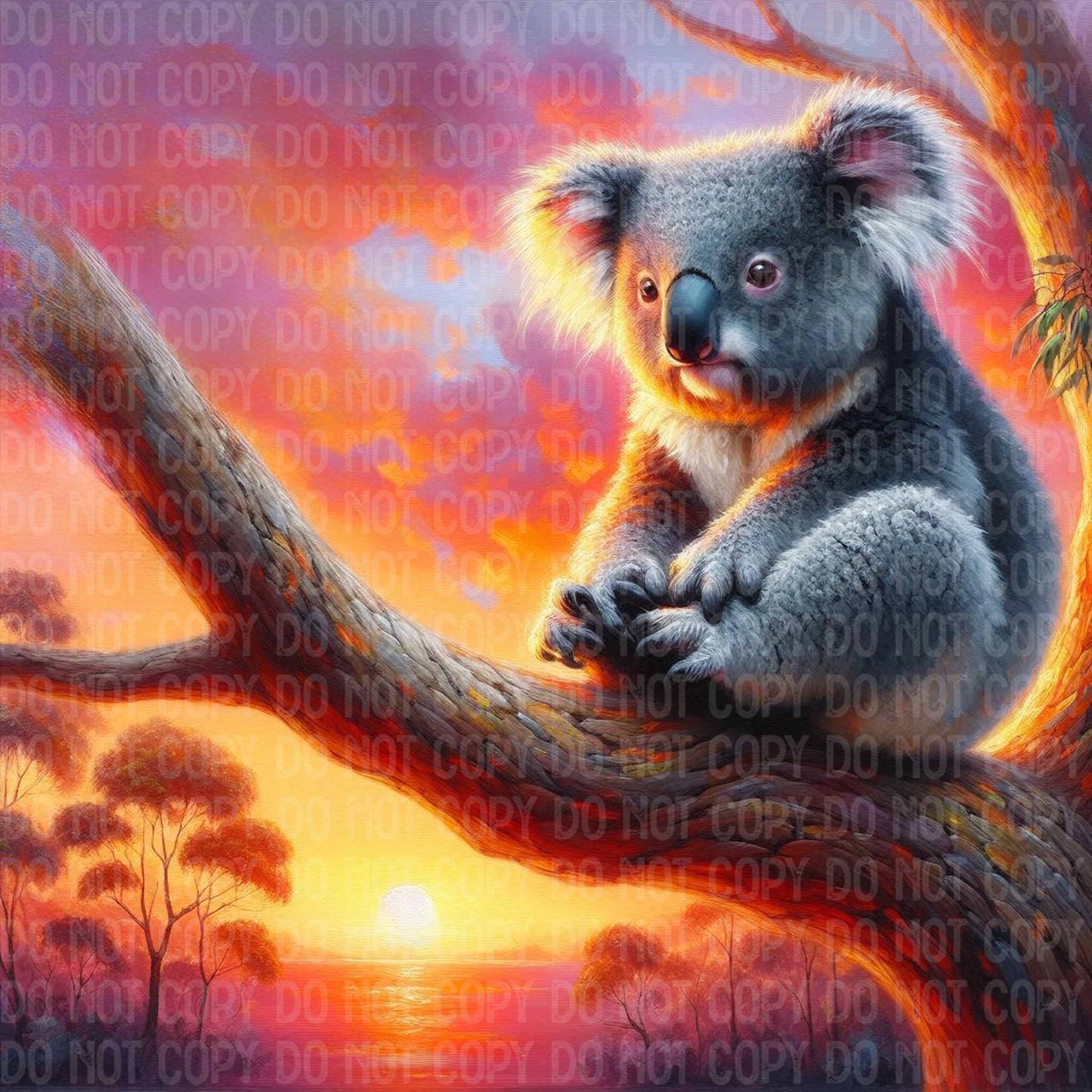 Koala Pink Sunset
