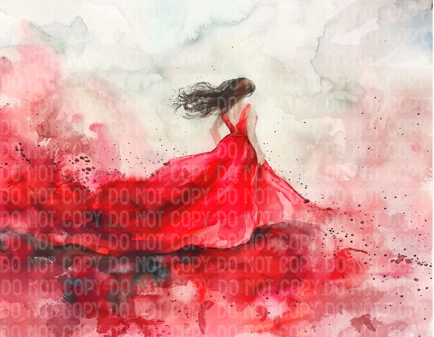 Lady in a Red Dress