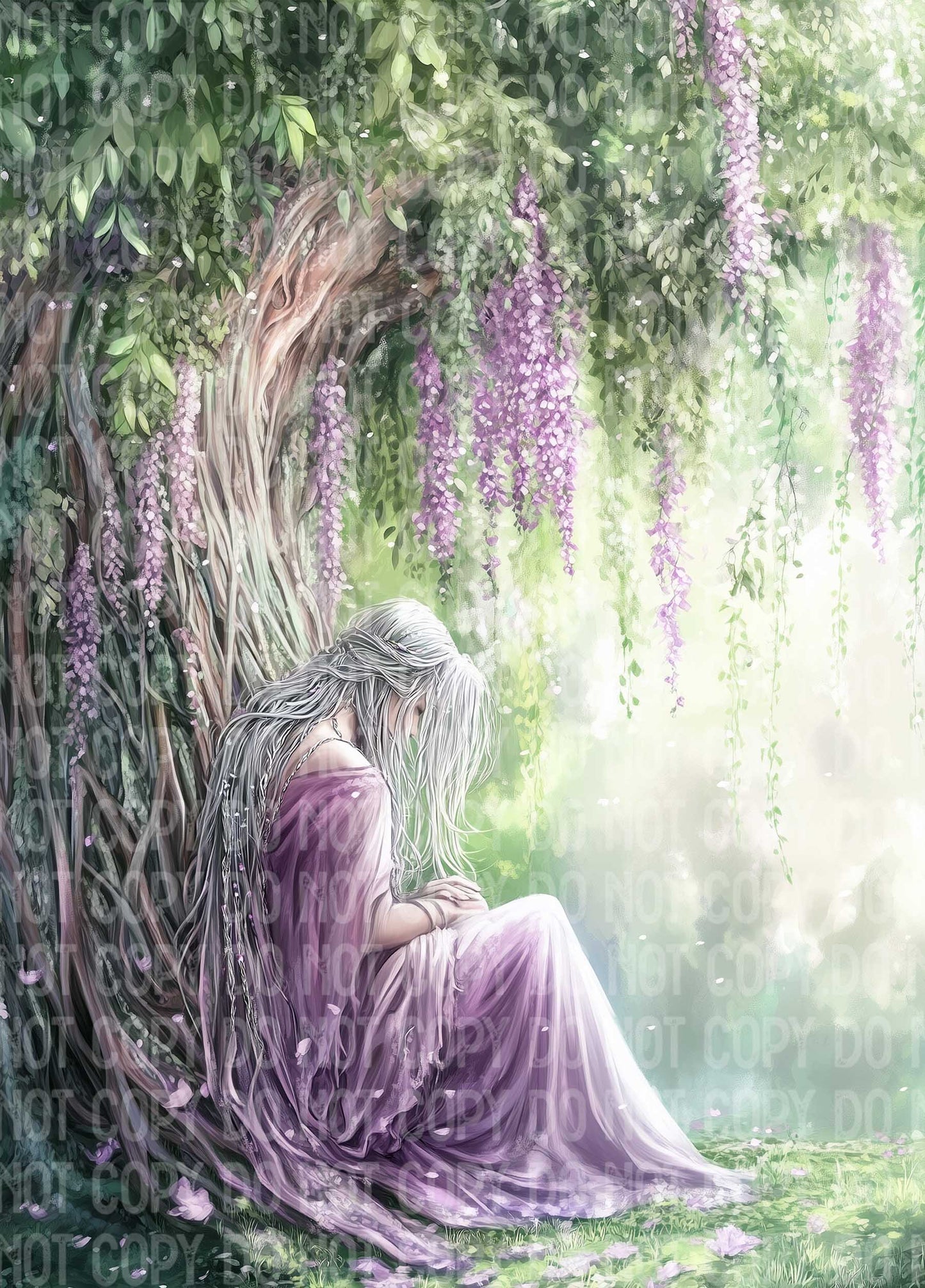 Lady Under Tree