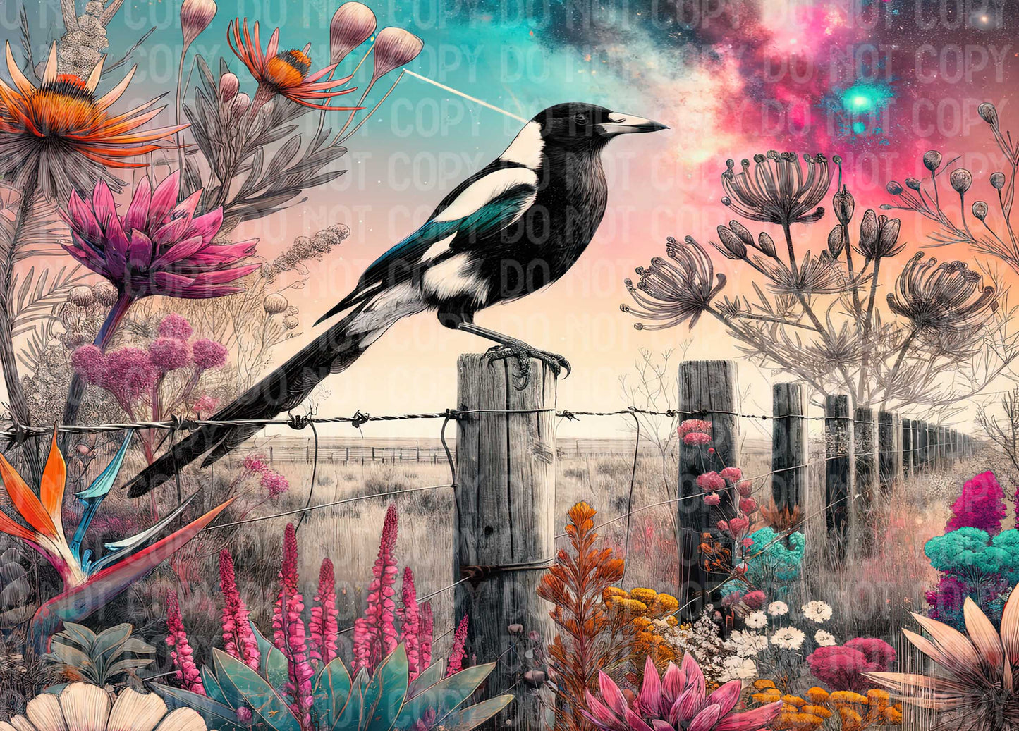 Magpie Pink Fence