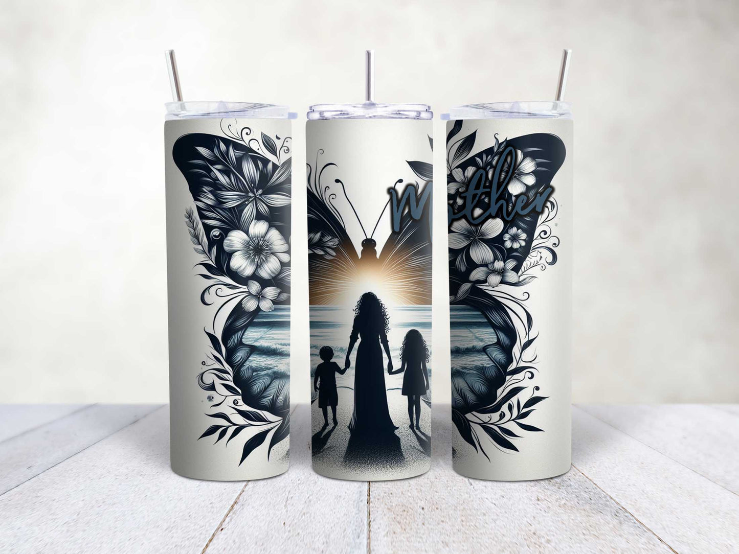 Navy Mother Butterfly