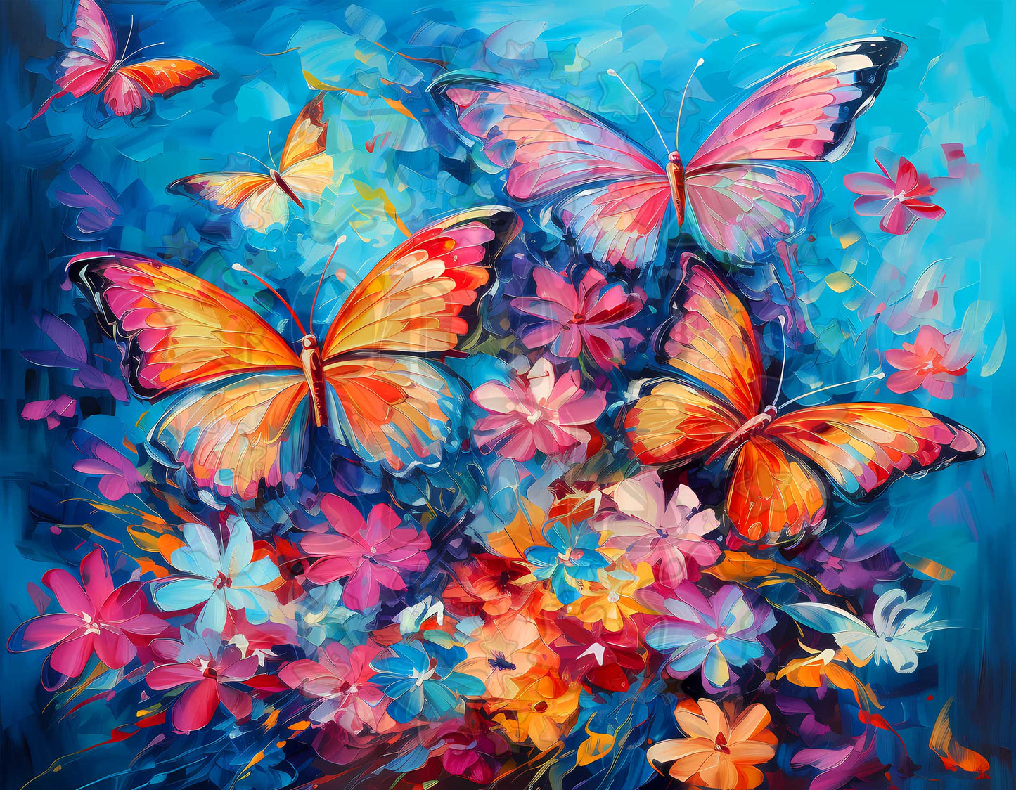 Oil Butterflies