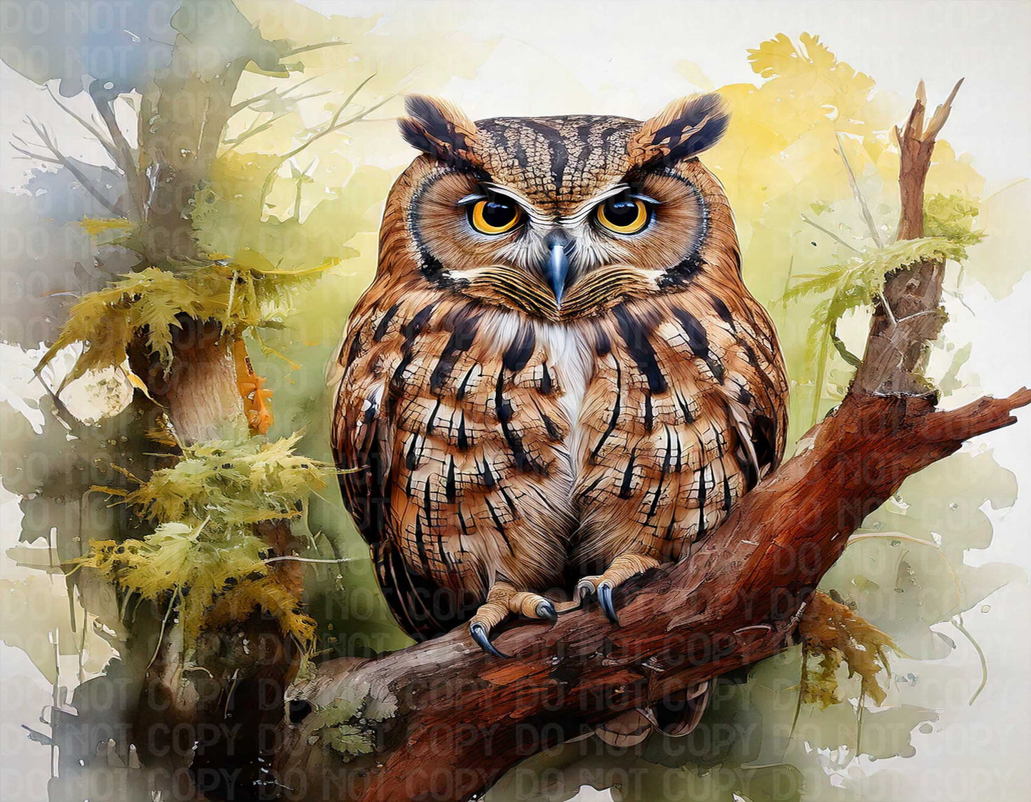 Owl Green Tree