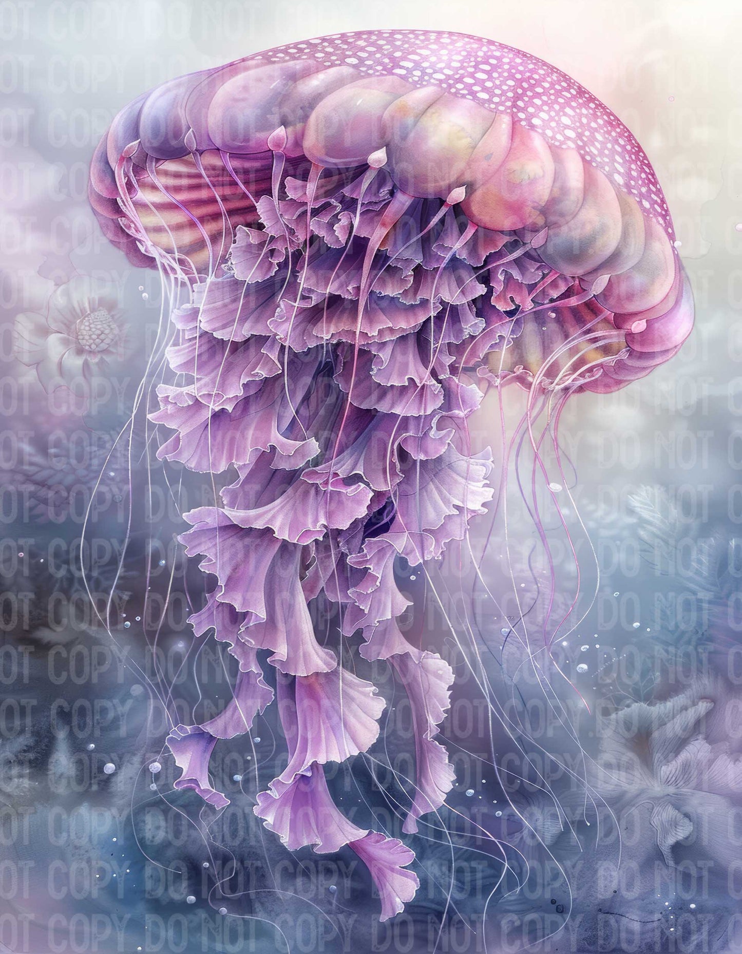Pastel Mirage Jellyfish