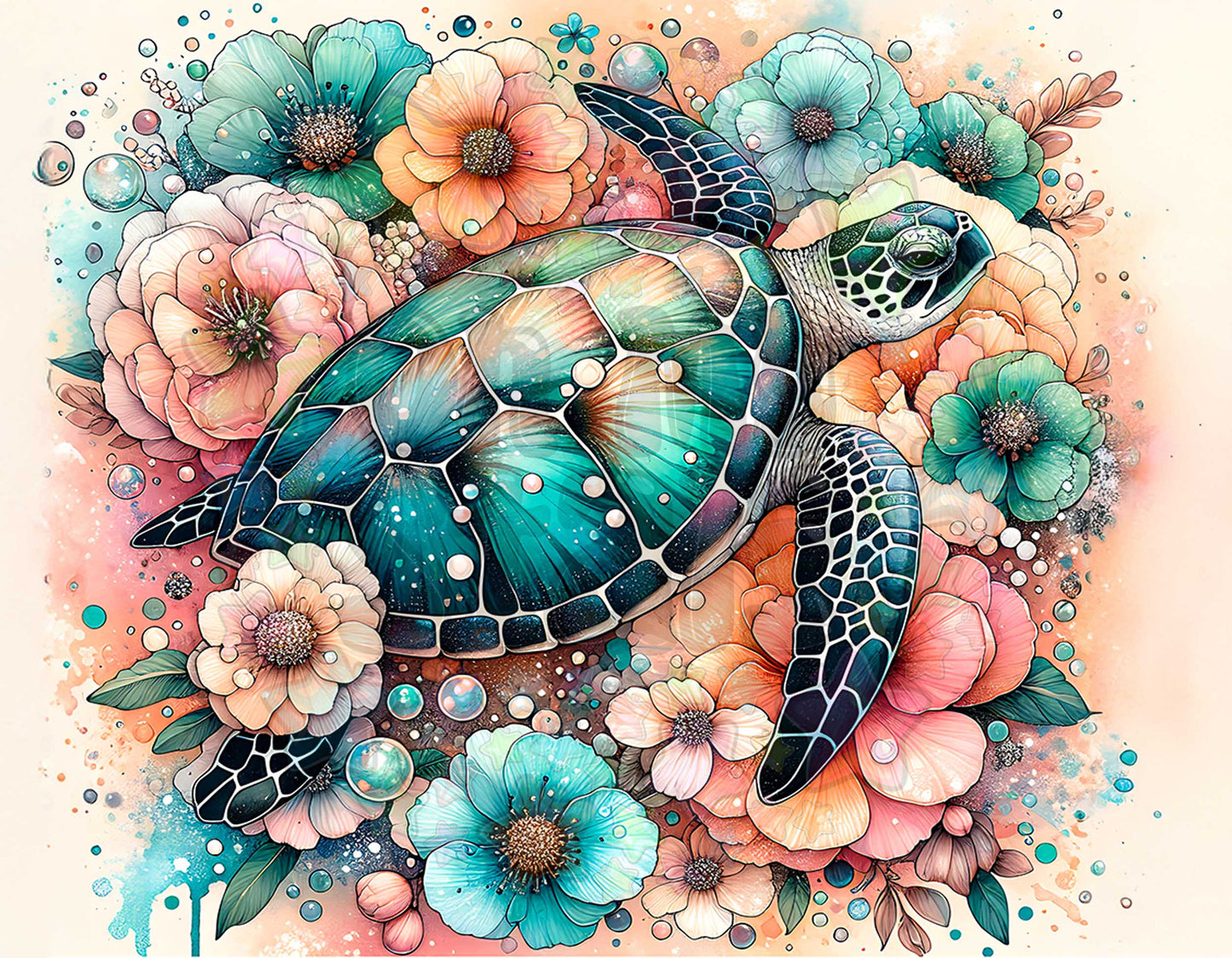 Peach Turtle