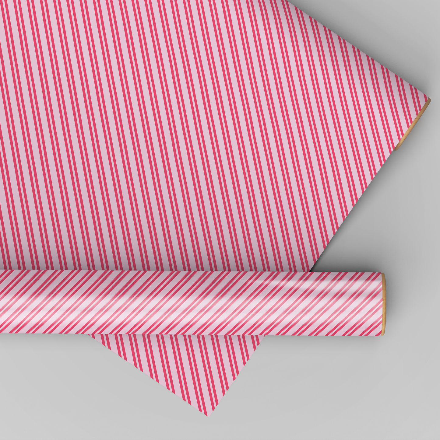 Pink Christmas Stripes