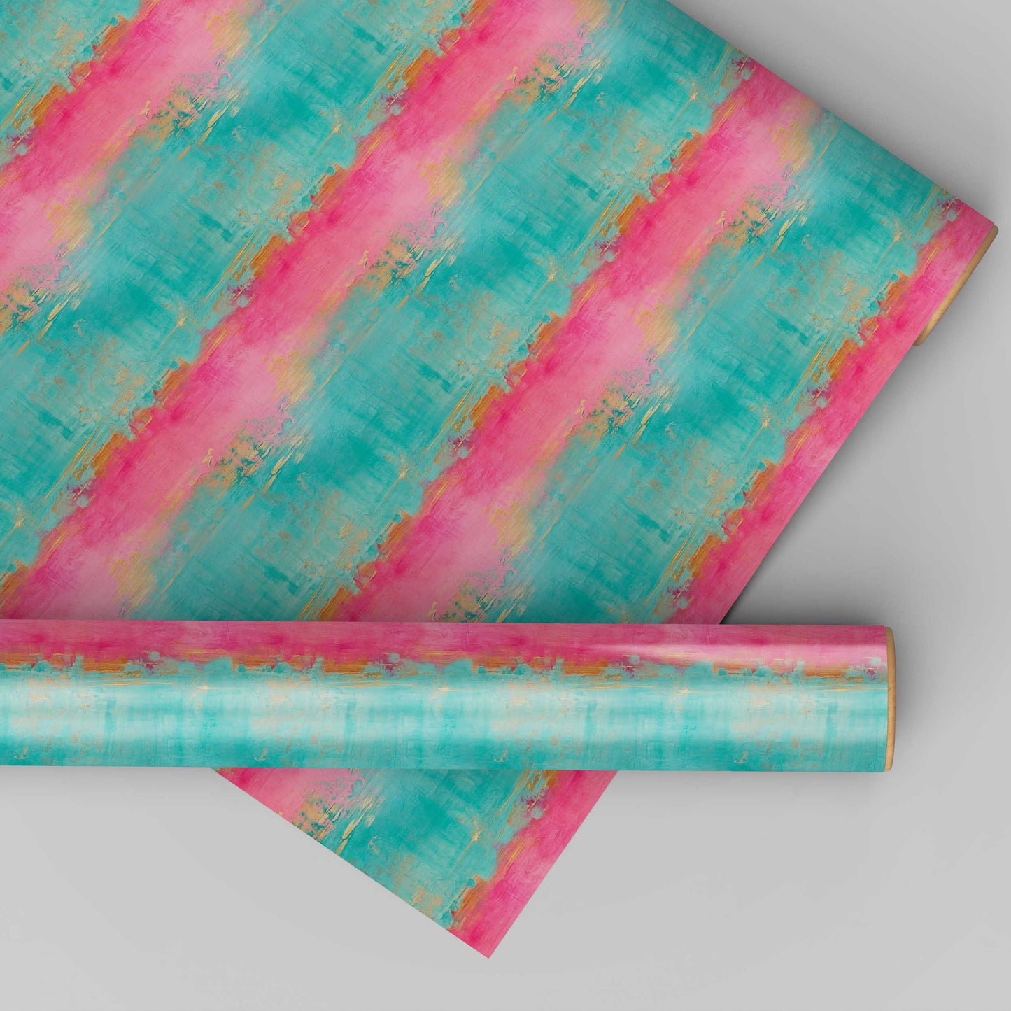 Pink and Aqua