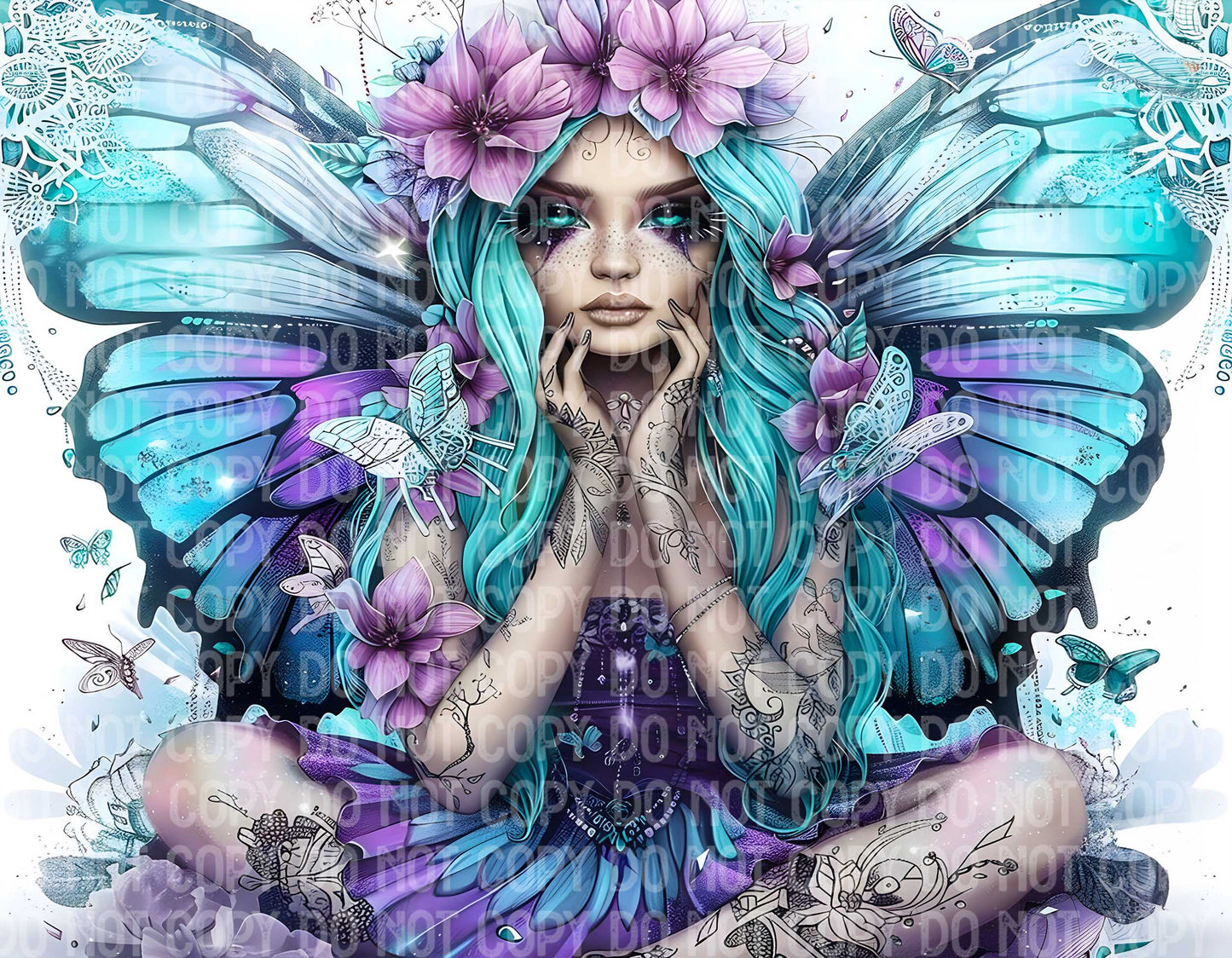 Blue and Purple Fairy