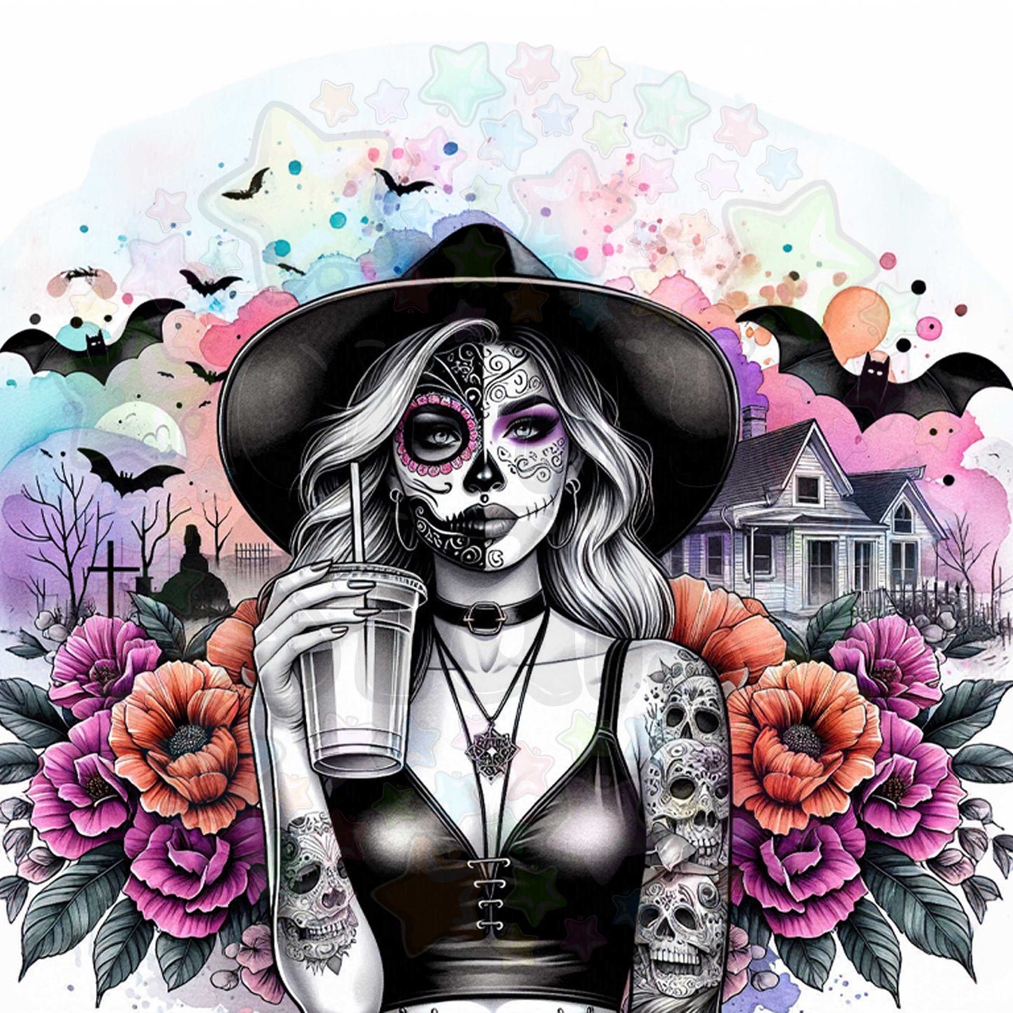 Sugar Skull Witch
