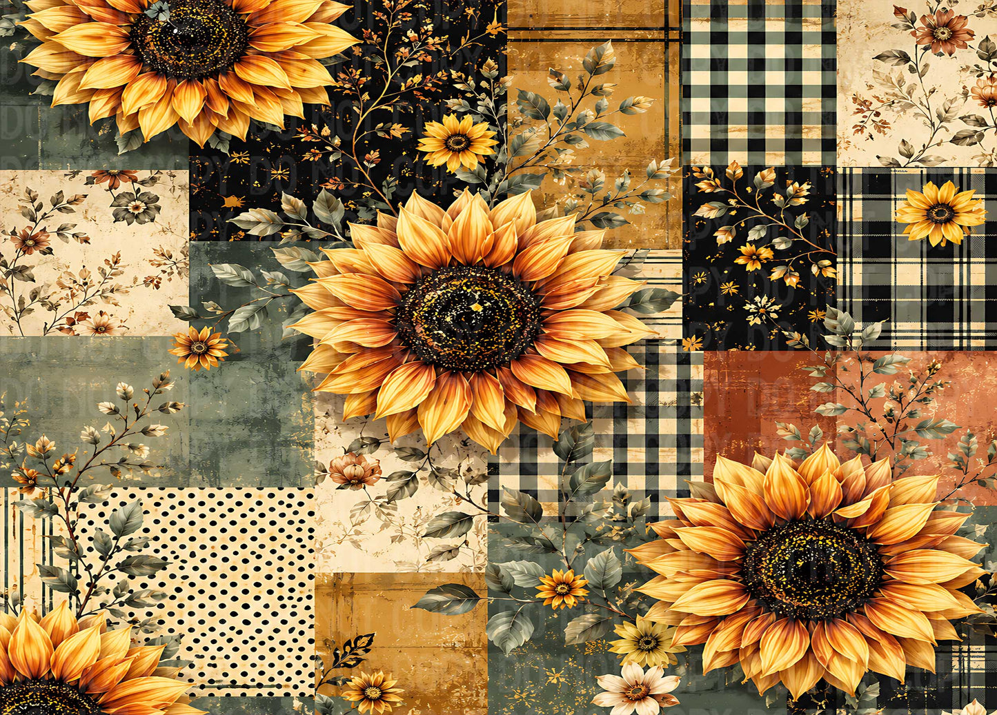 Vintage Sunflowers