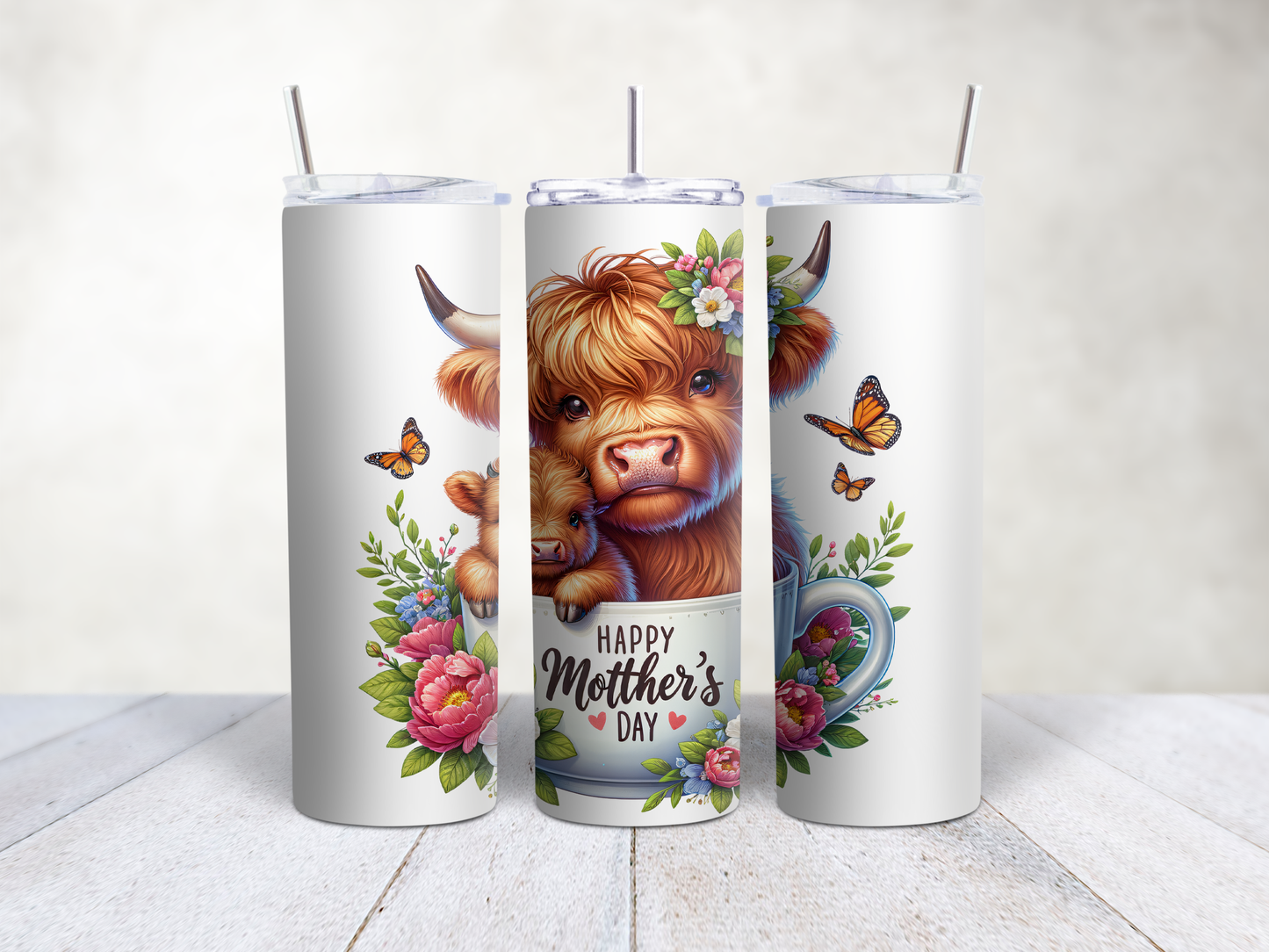 Highland Cow Mothers Day