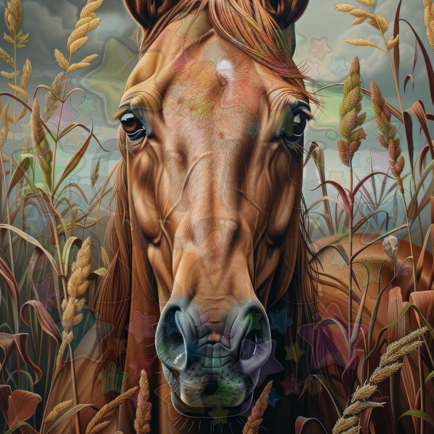 Dark Clouds Horse