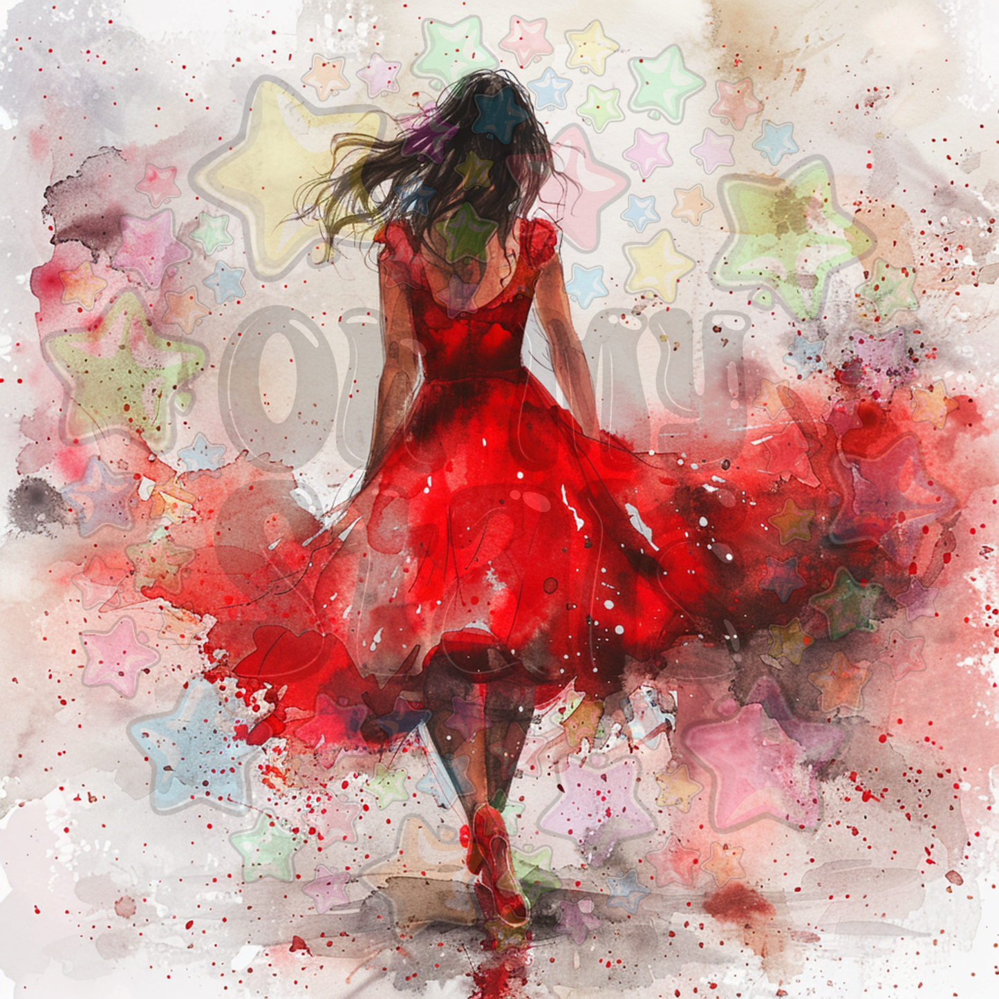 Lady in a Red Dress