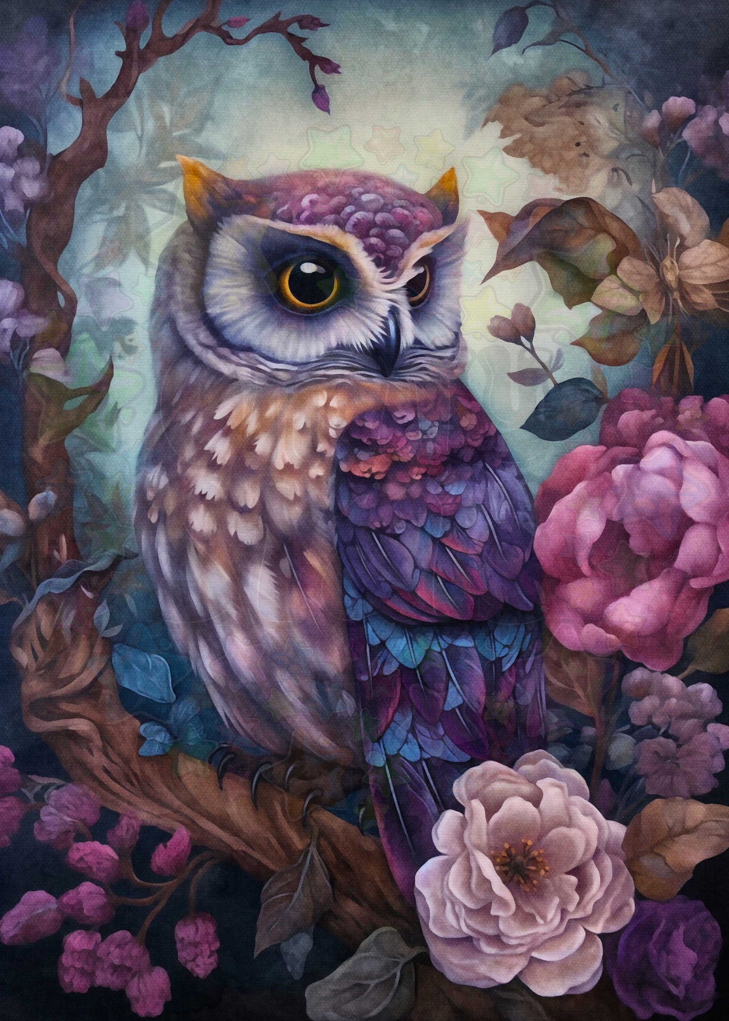 Purple Night Owl