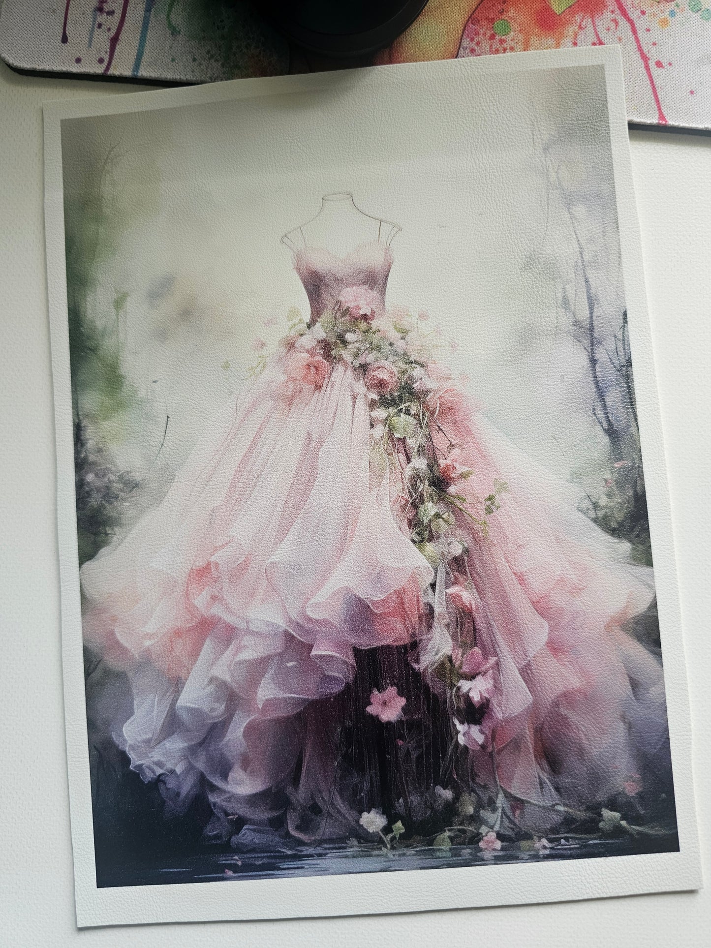 A5 Dress line at top