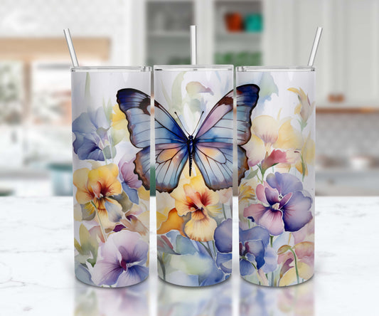 Butterfly Purple Flowers