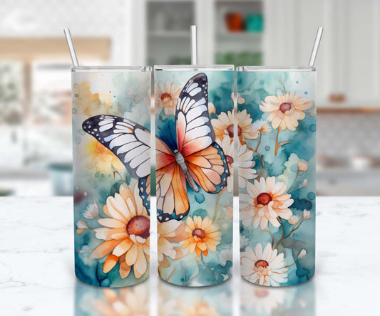 Butterfly Aqua BG