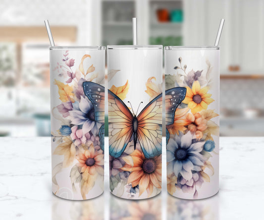 Ombre Butterfly Flowers